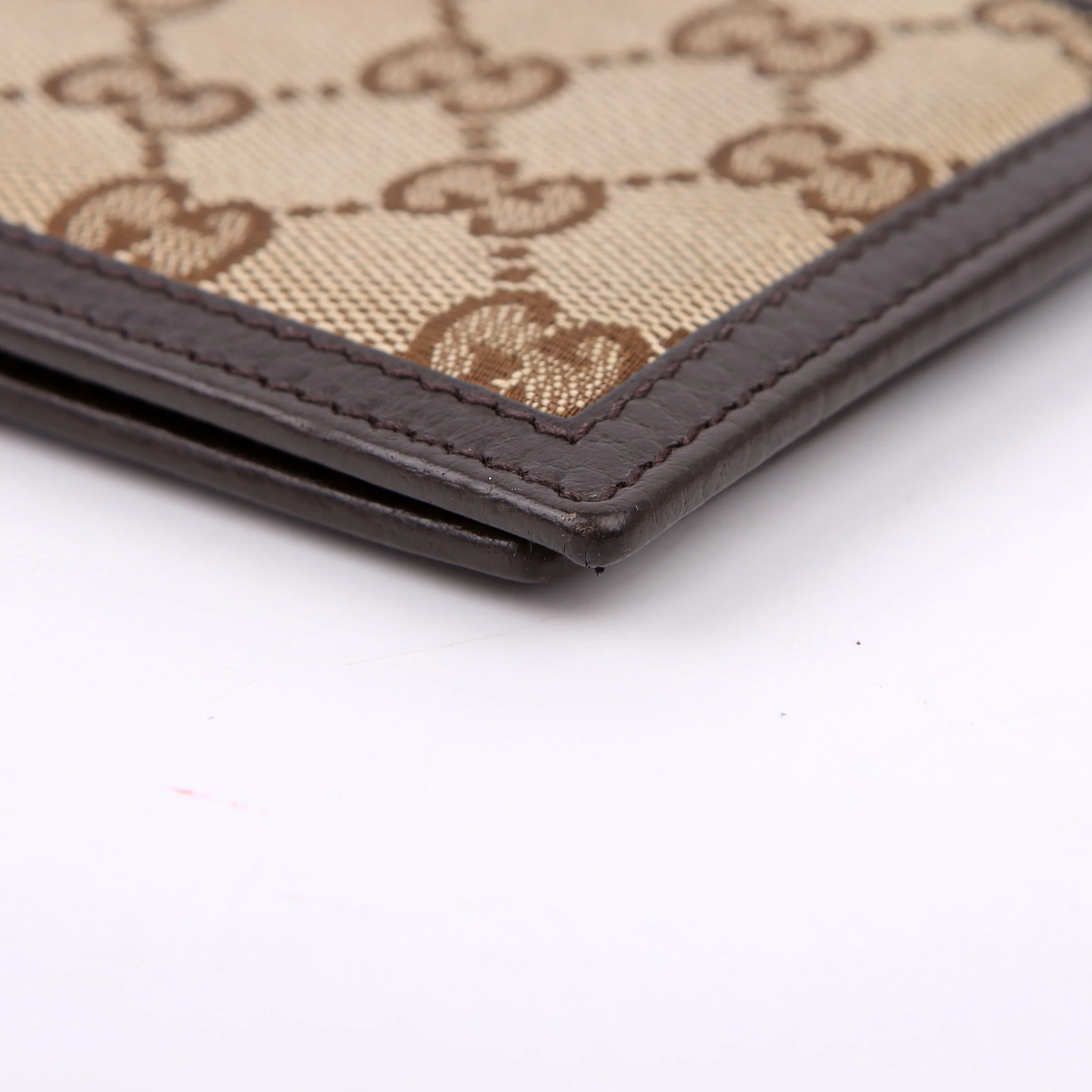 260987 GG Canvas Bifold Wallet Brown - Image 6
