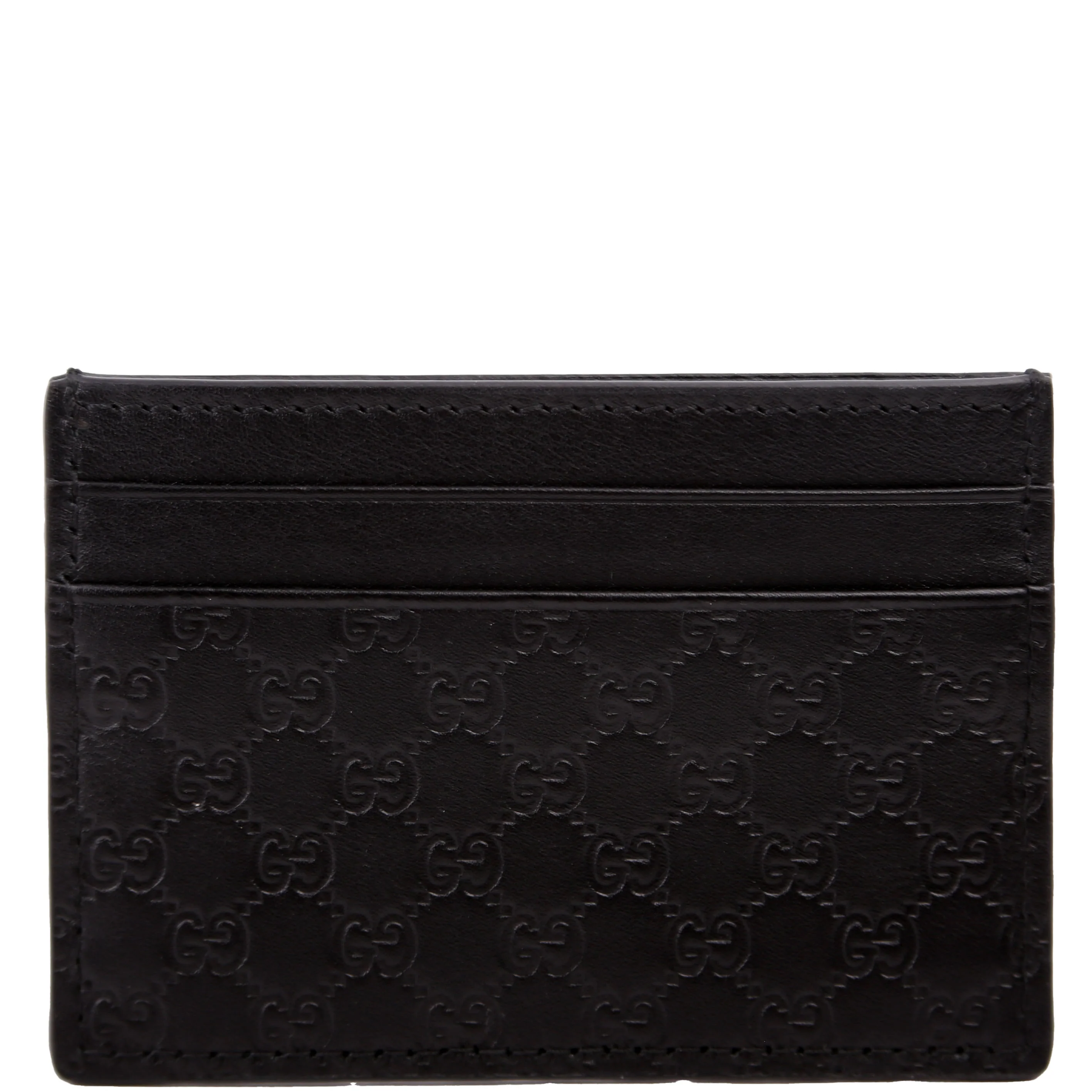 262837 Microguccissima Card Holder Black