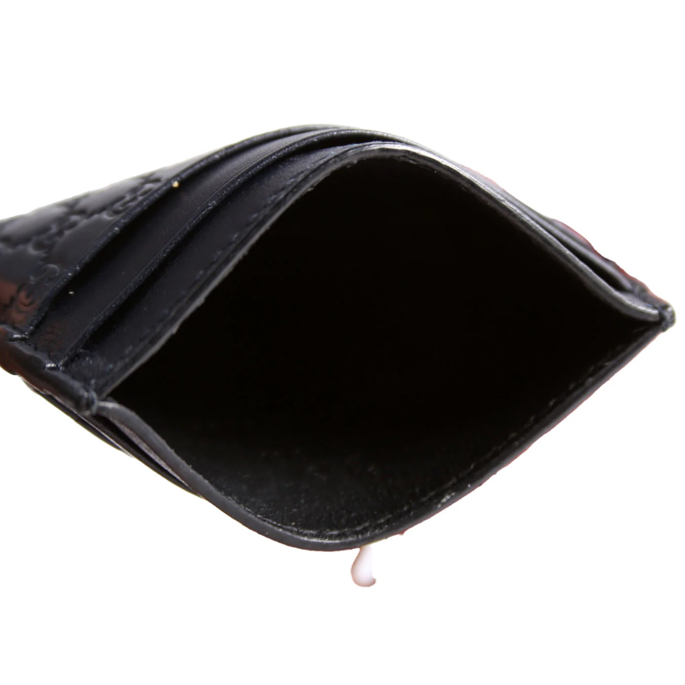 262837 Microguccissima Card Holder Black - Image 10