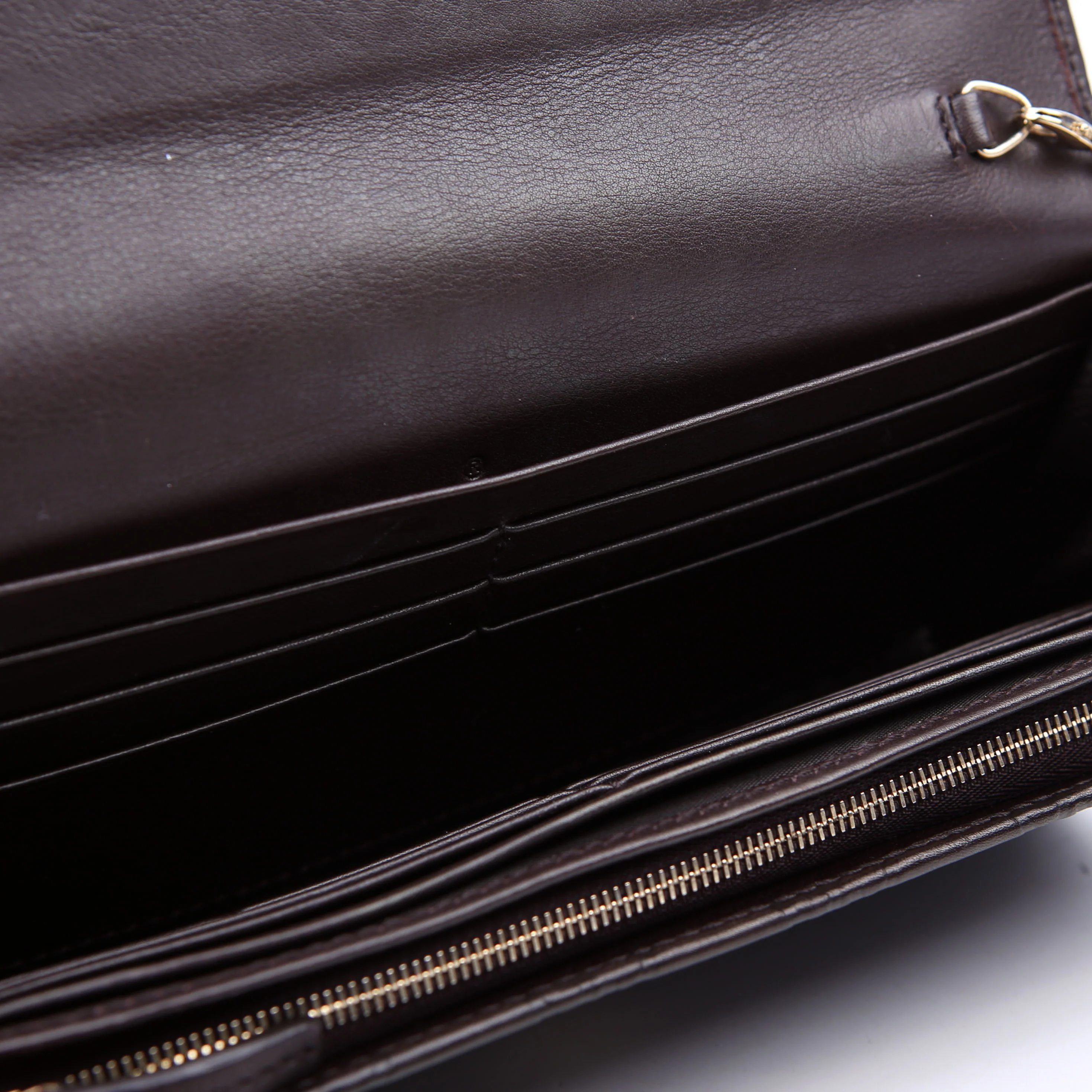 269541 Guccissima Wallet On Chain Clutch Brown - Image 13