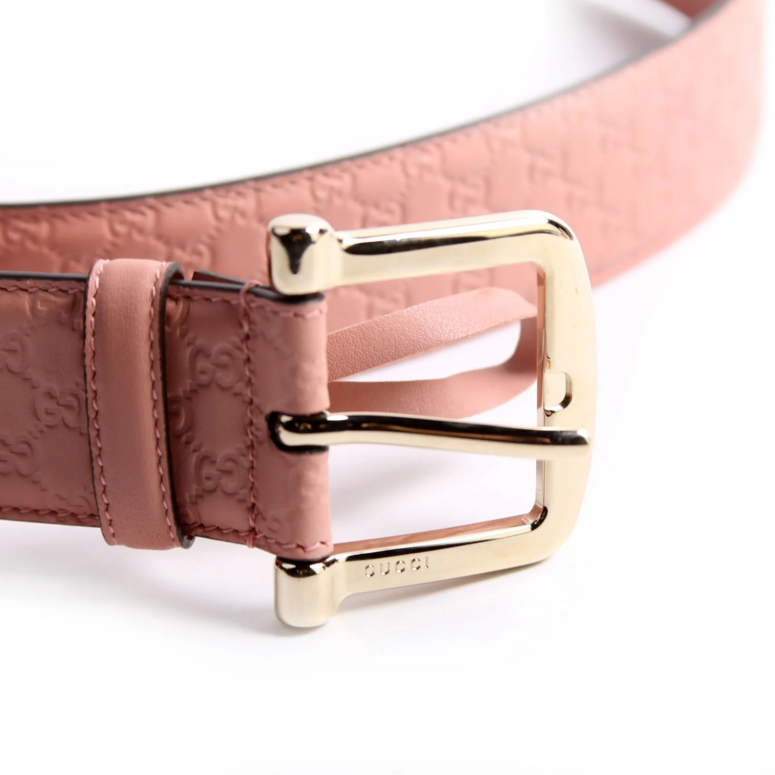 281548 Guccissima Belt Size 85/34 Pink - Image 6