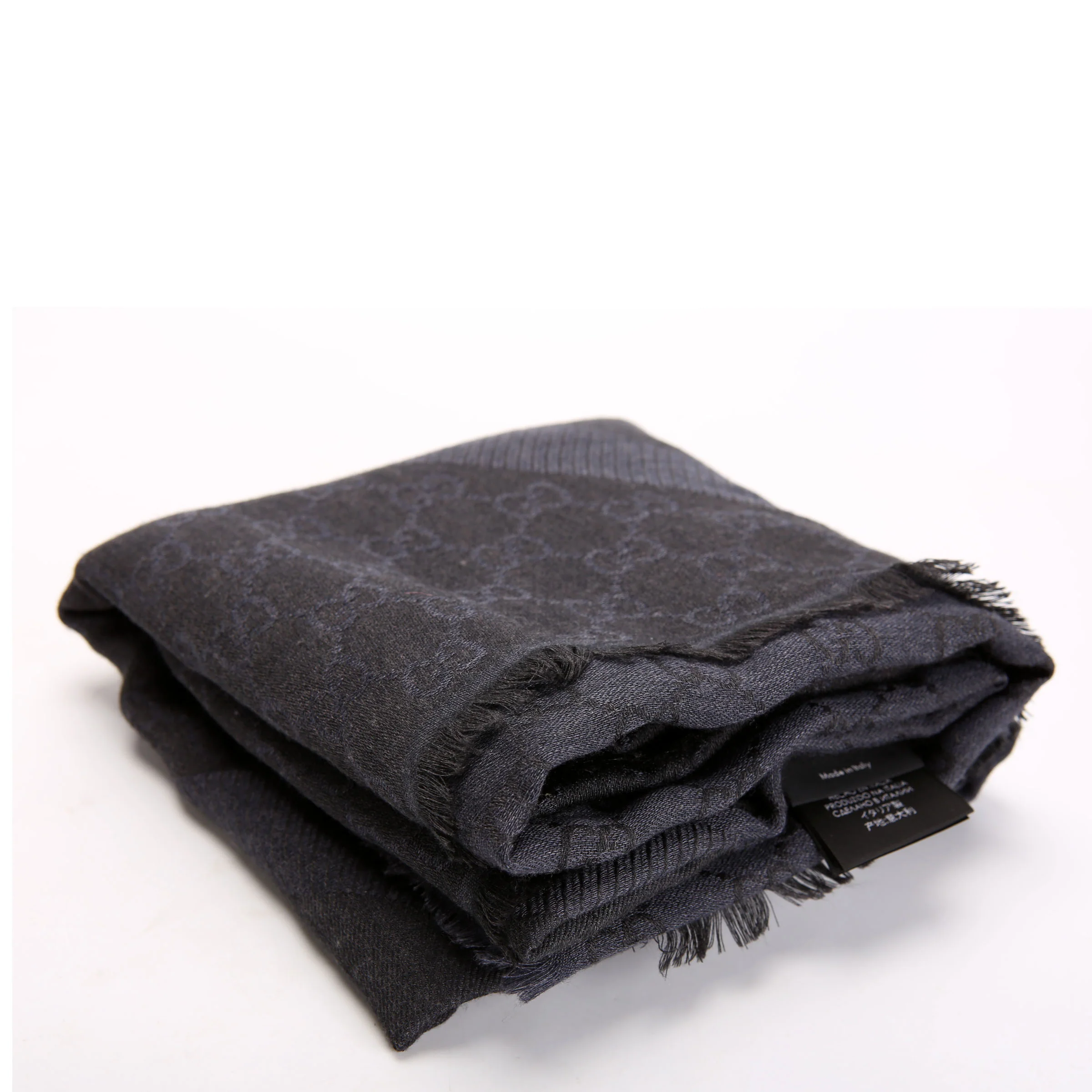 281942 GG 140CM Square Wool/Silk Shawl - Image 2