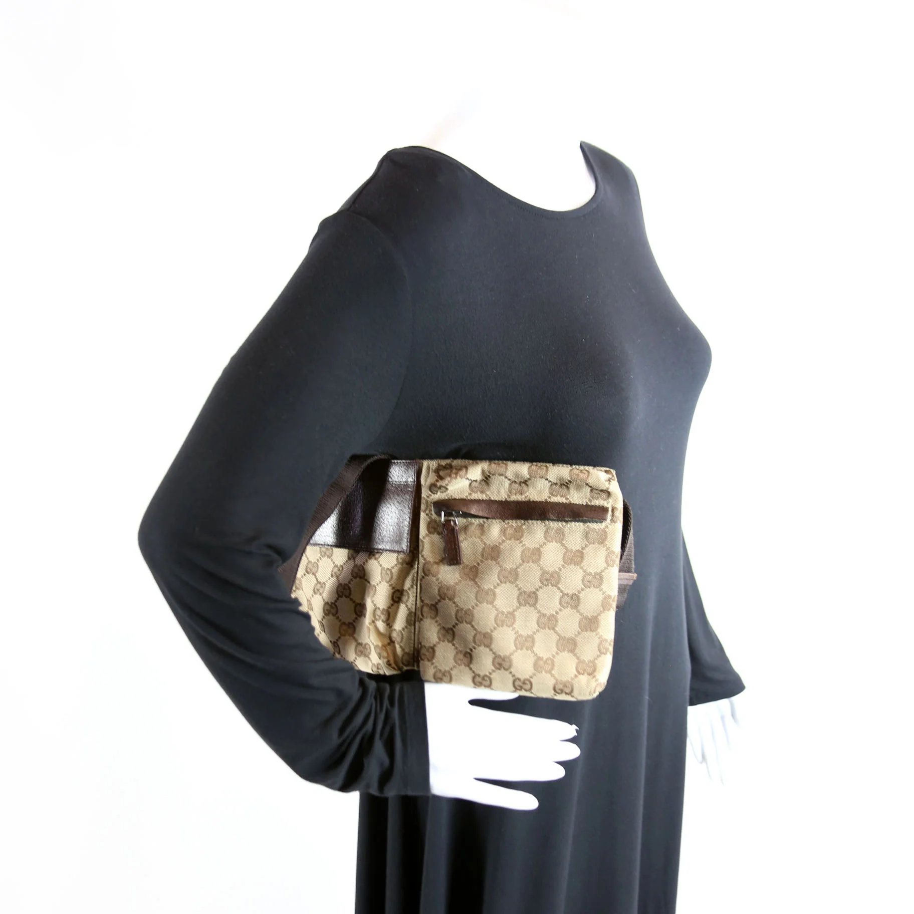 28566 GG Canvas Waist Bag - Image 10