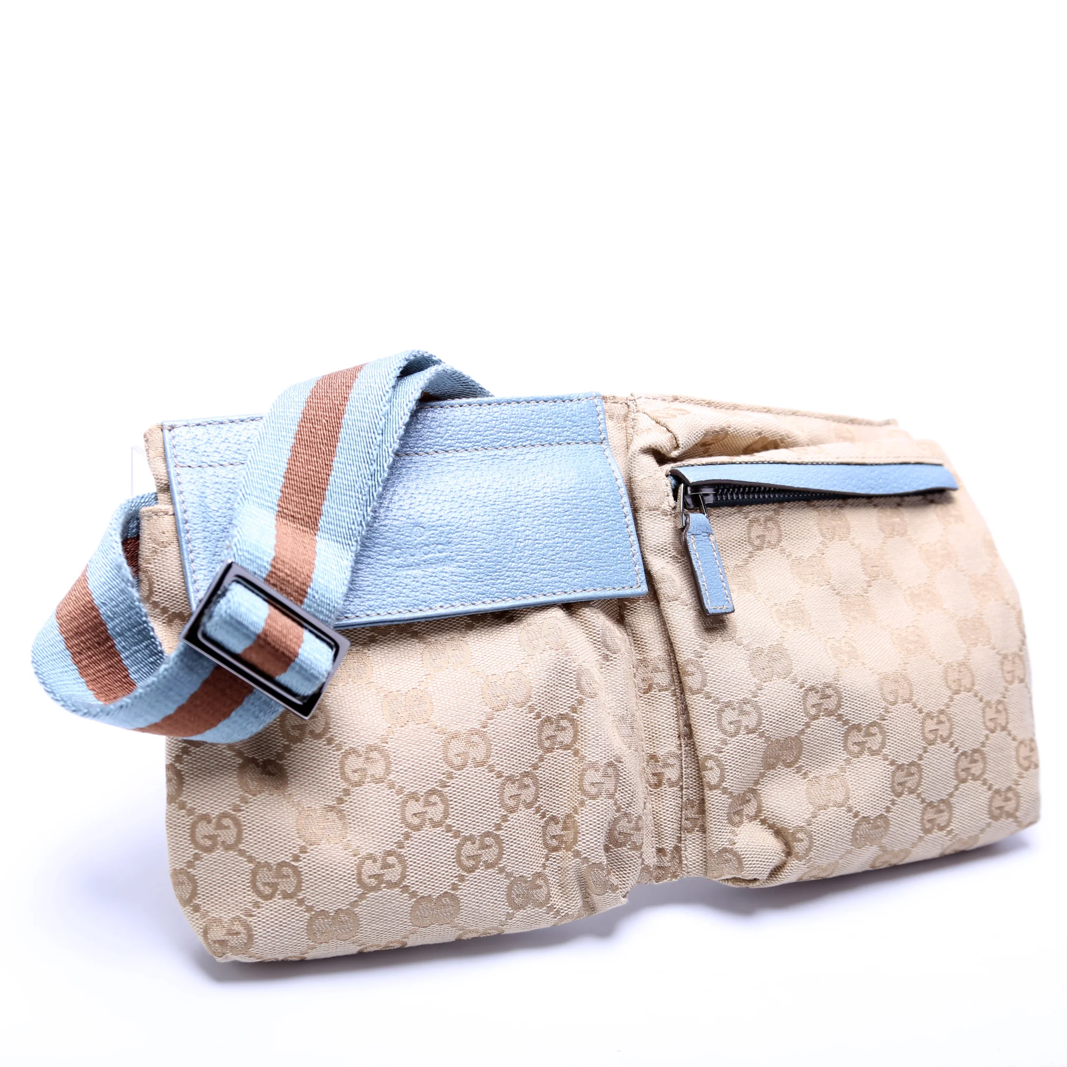 28566 GG Canvas Waist Bag - Image 2