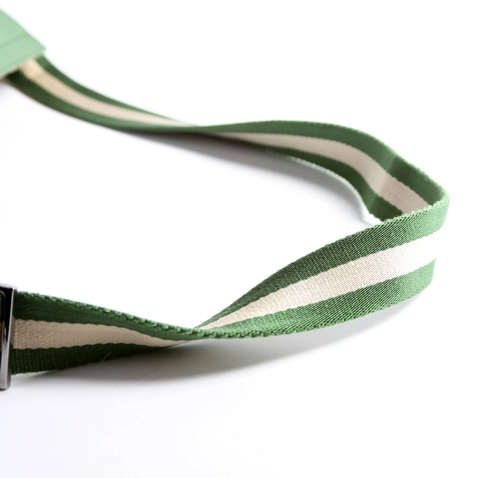 28566 GG Canvas Waist Bag Green - Image 12