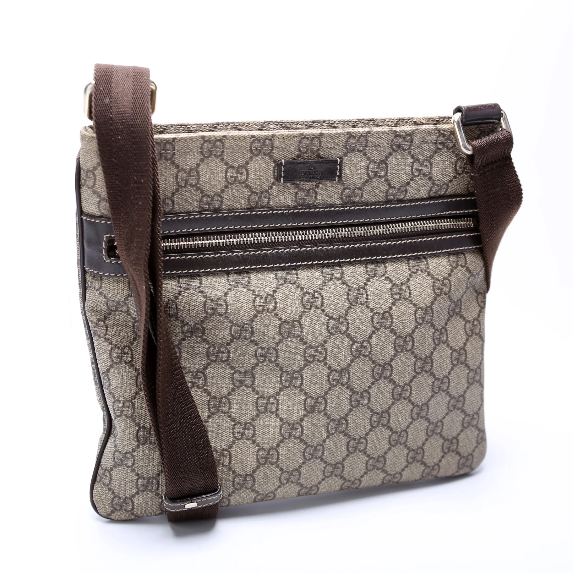 295257 GG Supreme Flat Medium Messenger Bag - Image 2
