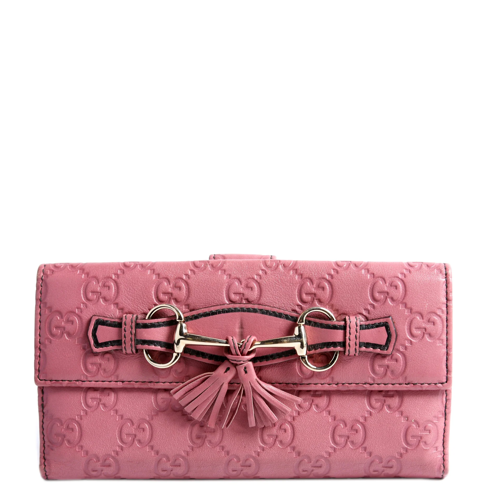 295357 Guccissima Emily Continental Wallet Pink