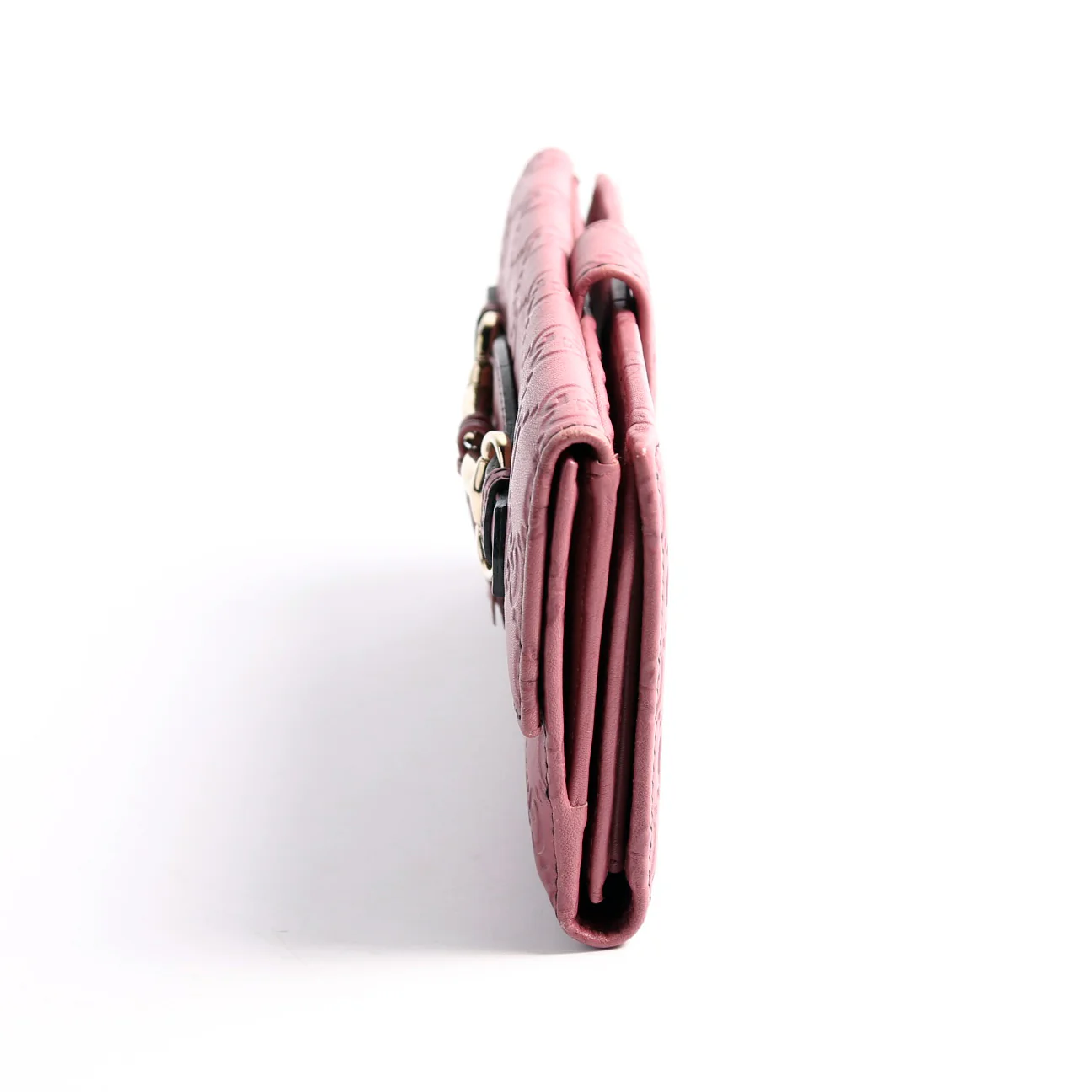 295357 Guccissima Emily Continental Wallet Pink - Image 4