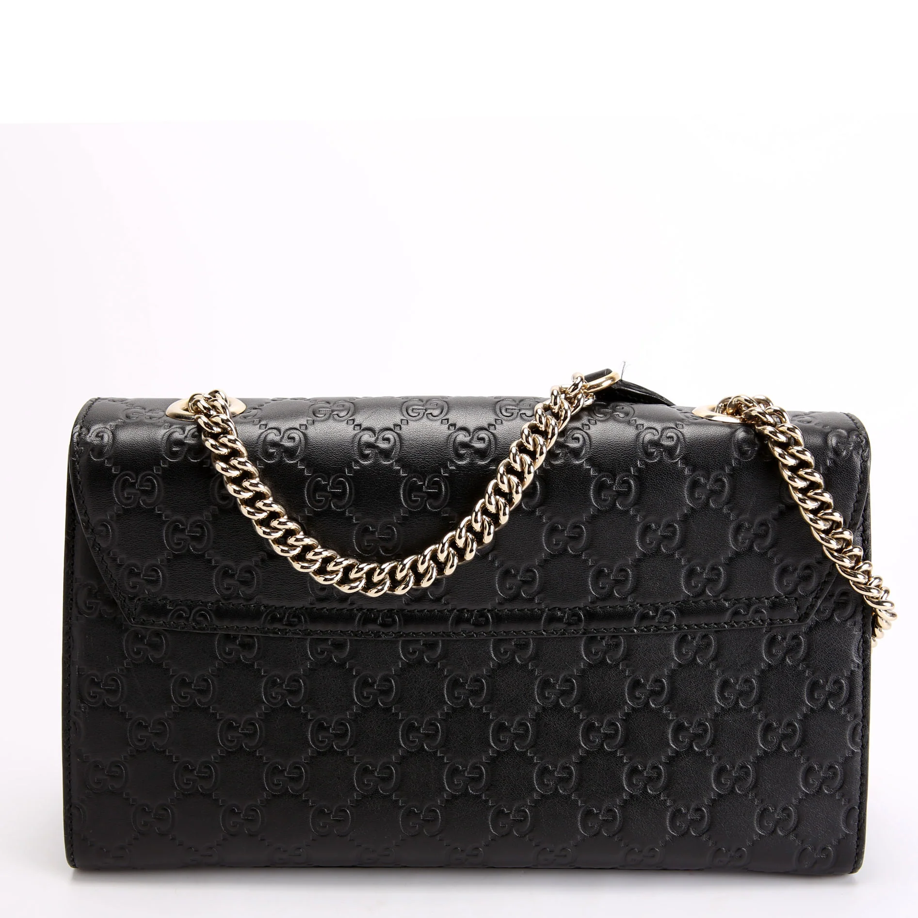 295402 Emily Guccissima Medium Black - Image 3