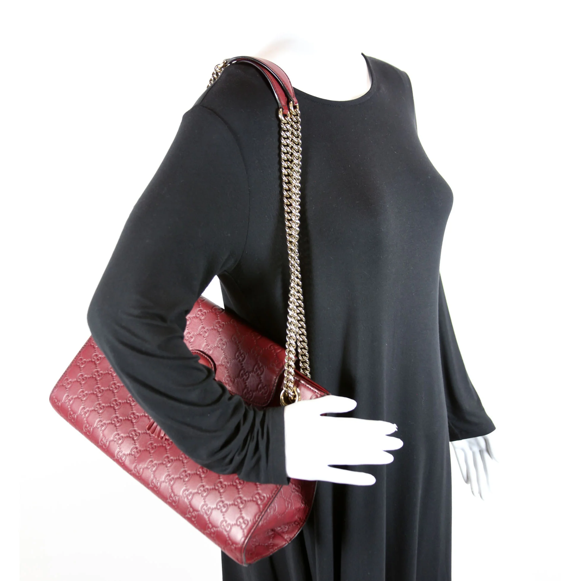 295403 GG Canvas Emilie Chain Shoulder Bag - Image 10