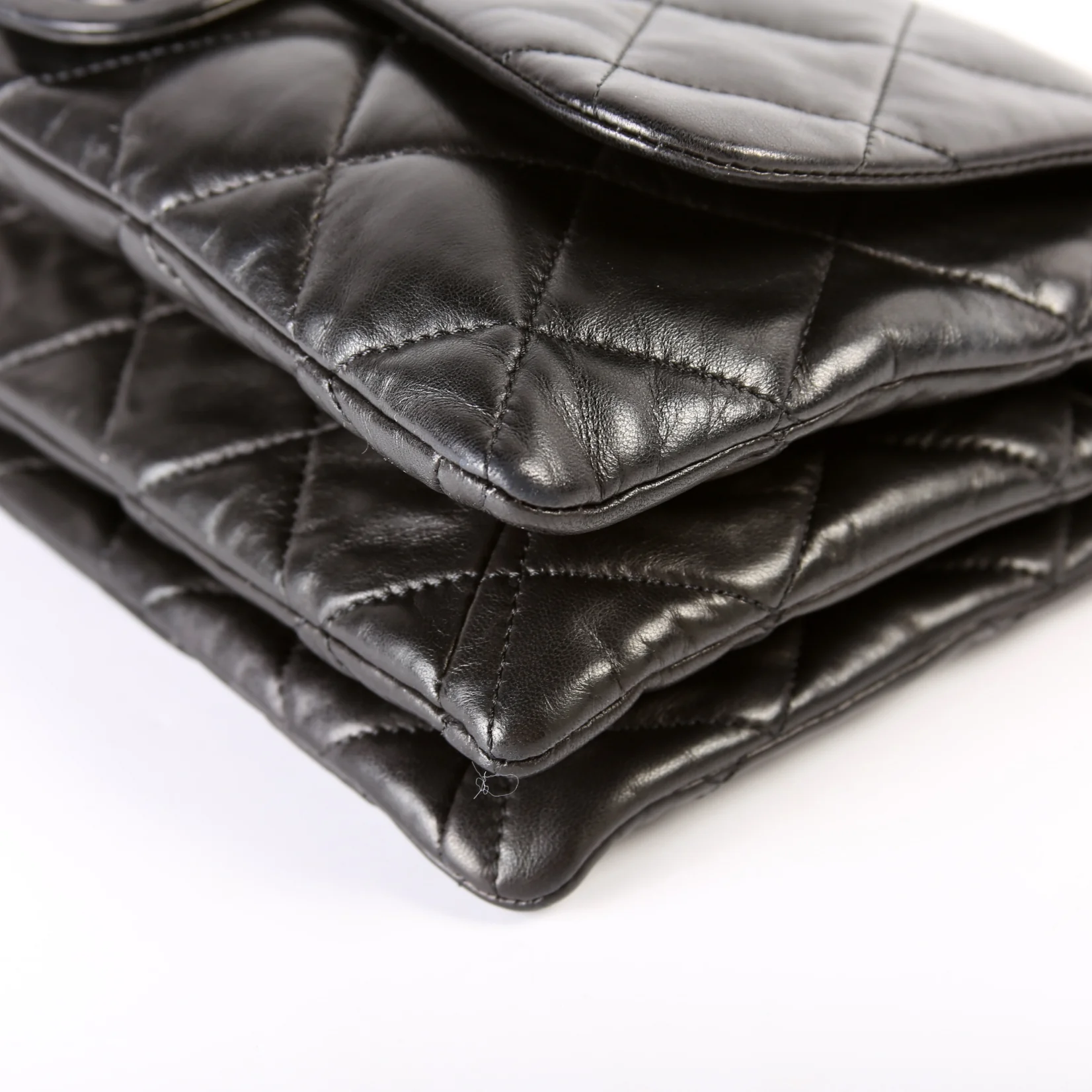 3 Accordion Flap Bag Lambskin 13M - Image 7