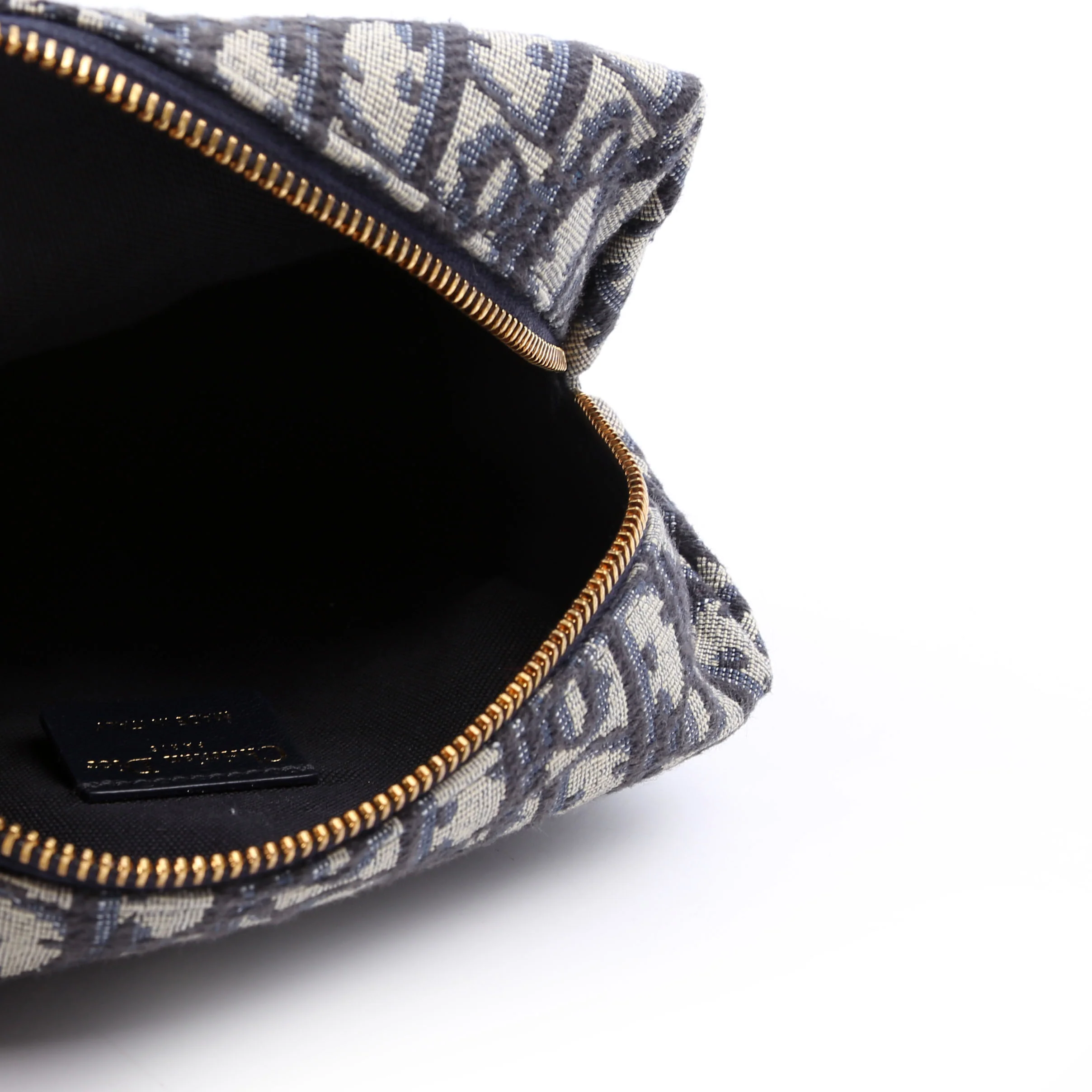 30 Montaigne Venus Pouch Oblique Navy/Beige - Image 11