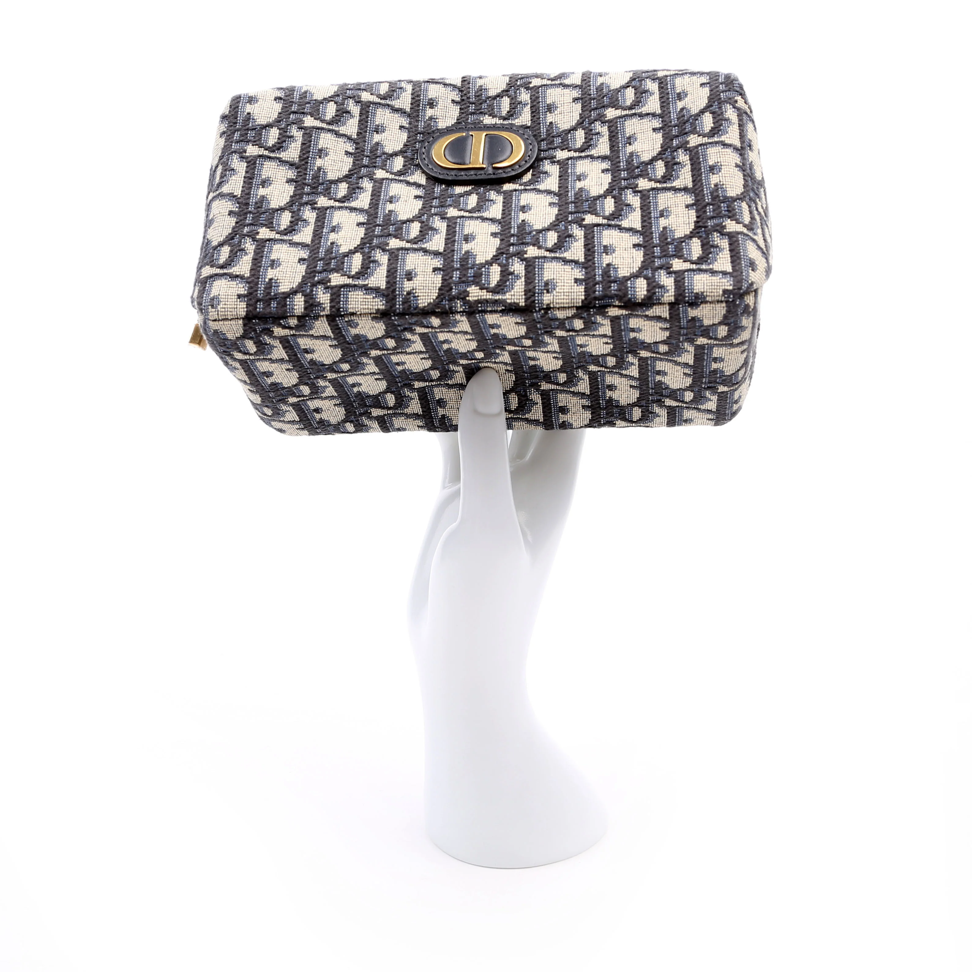 30 Montaigne Venus Pouch Oblique Navy/Beige - Image 12