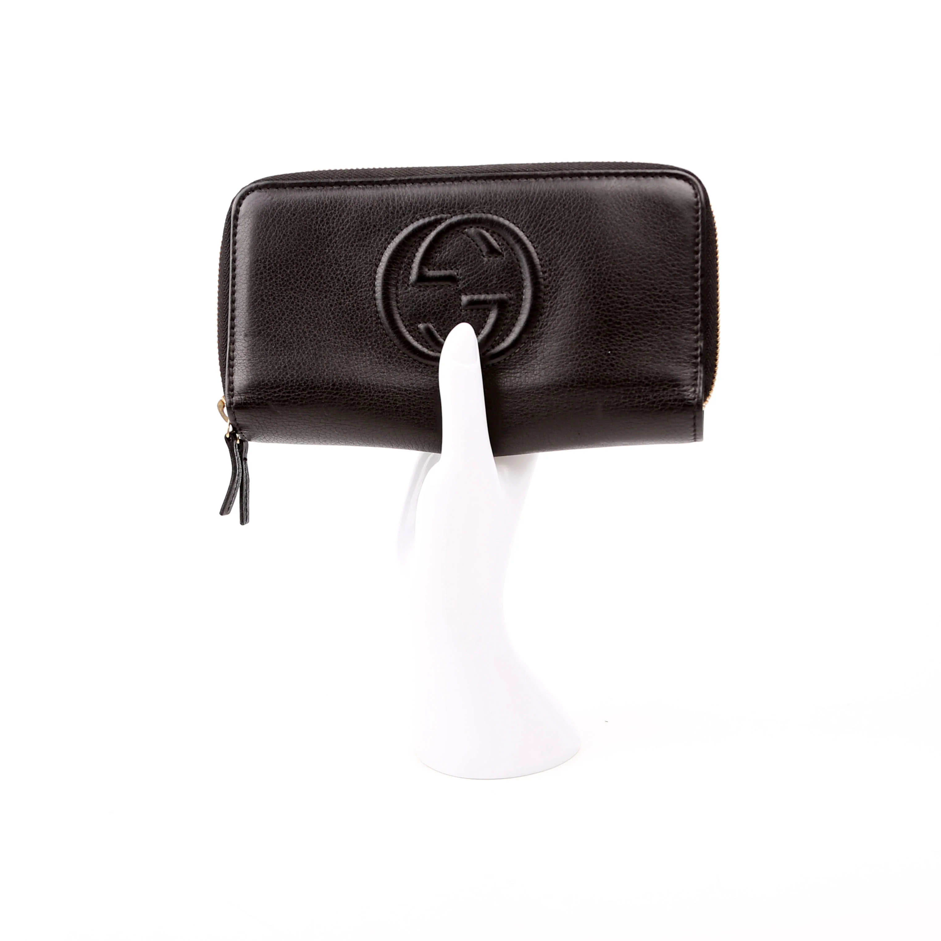 306016 Soho Double Zip Wallet Black - Image 13