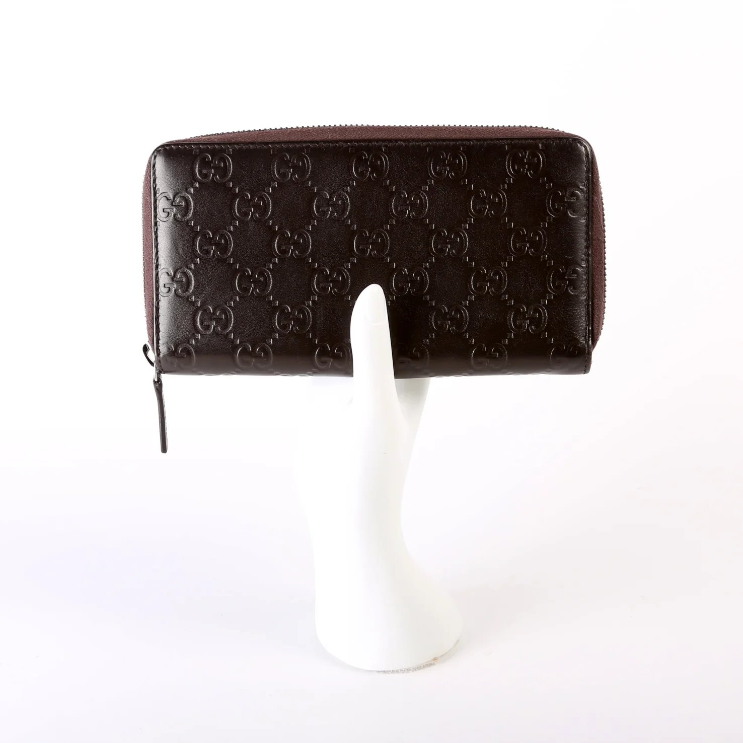 307987 Guccissima Zip Wallet Brown - Image 11
