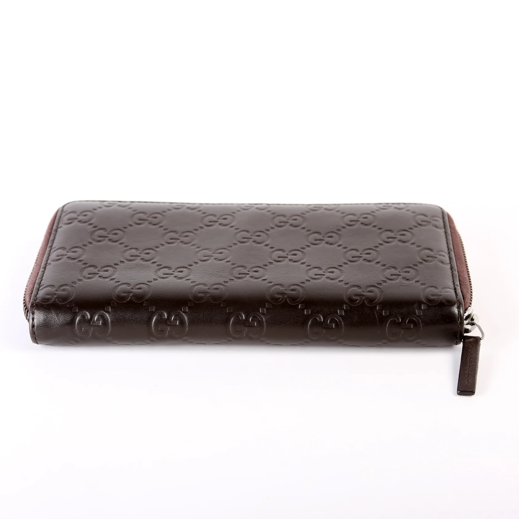 307987 Guccissima Zip Wallet Brown - Image 5