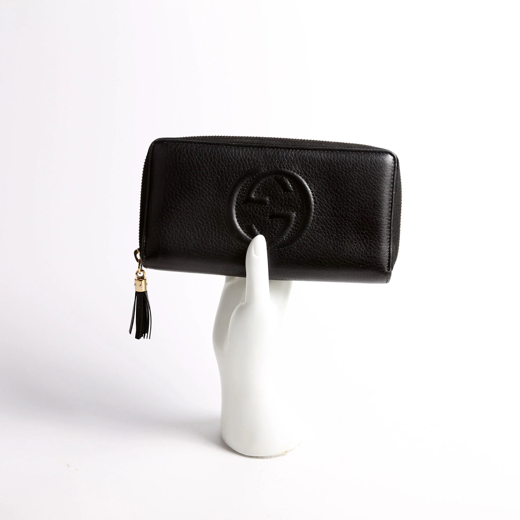 308004 Soho Zippy Wallet Black - Image 7