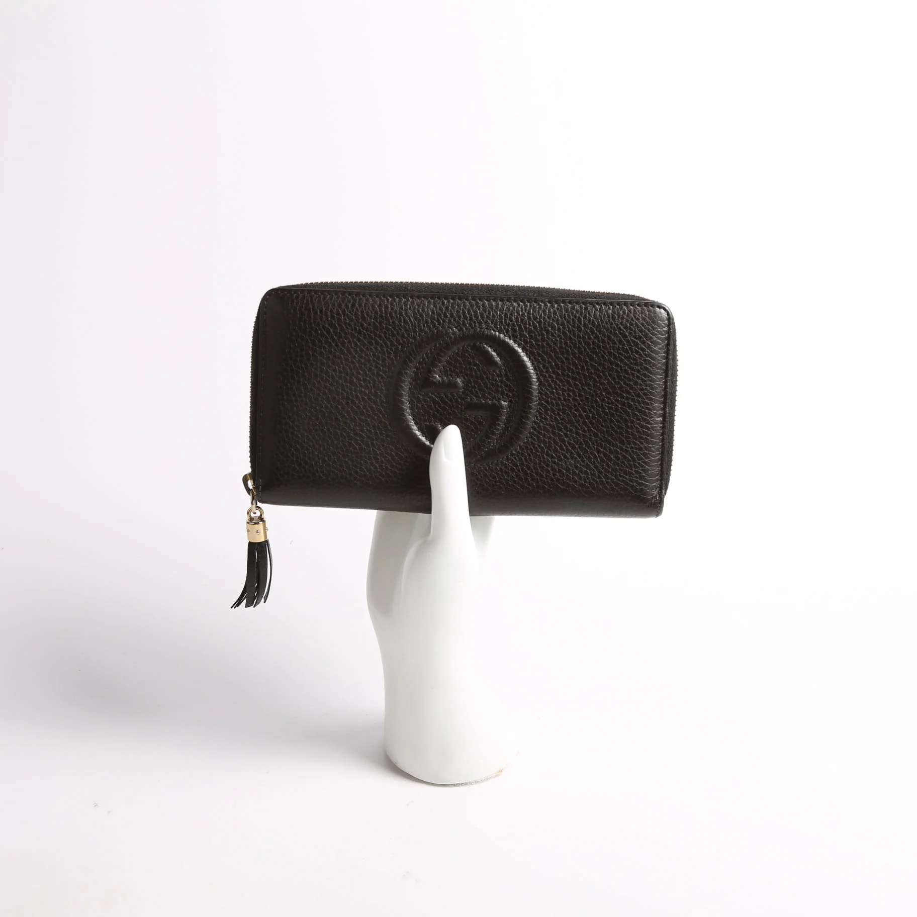 308004 Soho Zippy Wallet Black - Image 8