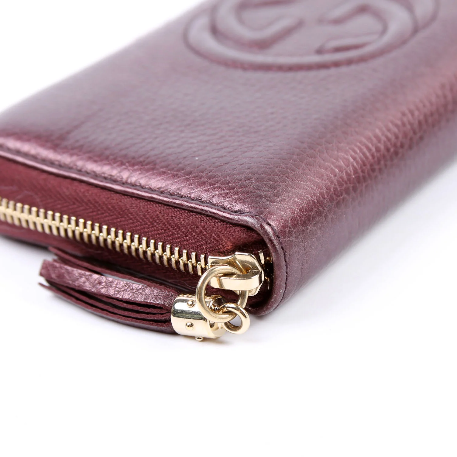 308004 Soho Zippy Wallet Maroon - Image 6