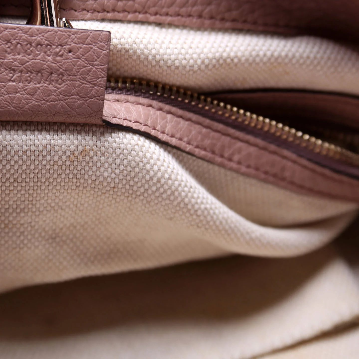 308982 Soho Leather Shoulder Medium Beige - Image 10