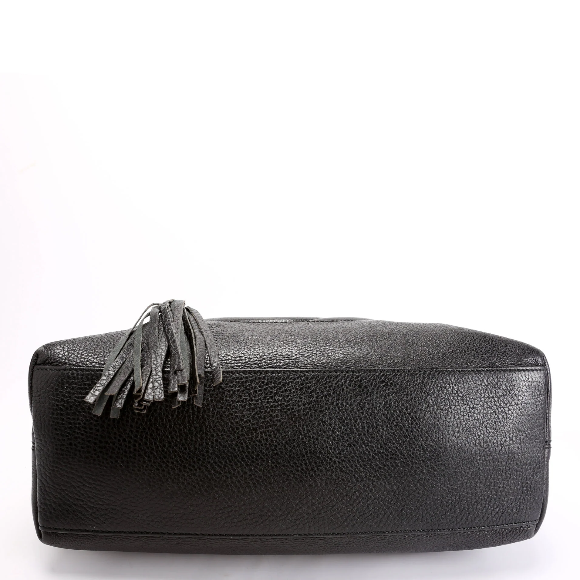 308982 Soho Leather Shoulder Medium Black - Image 4