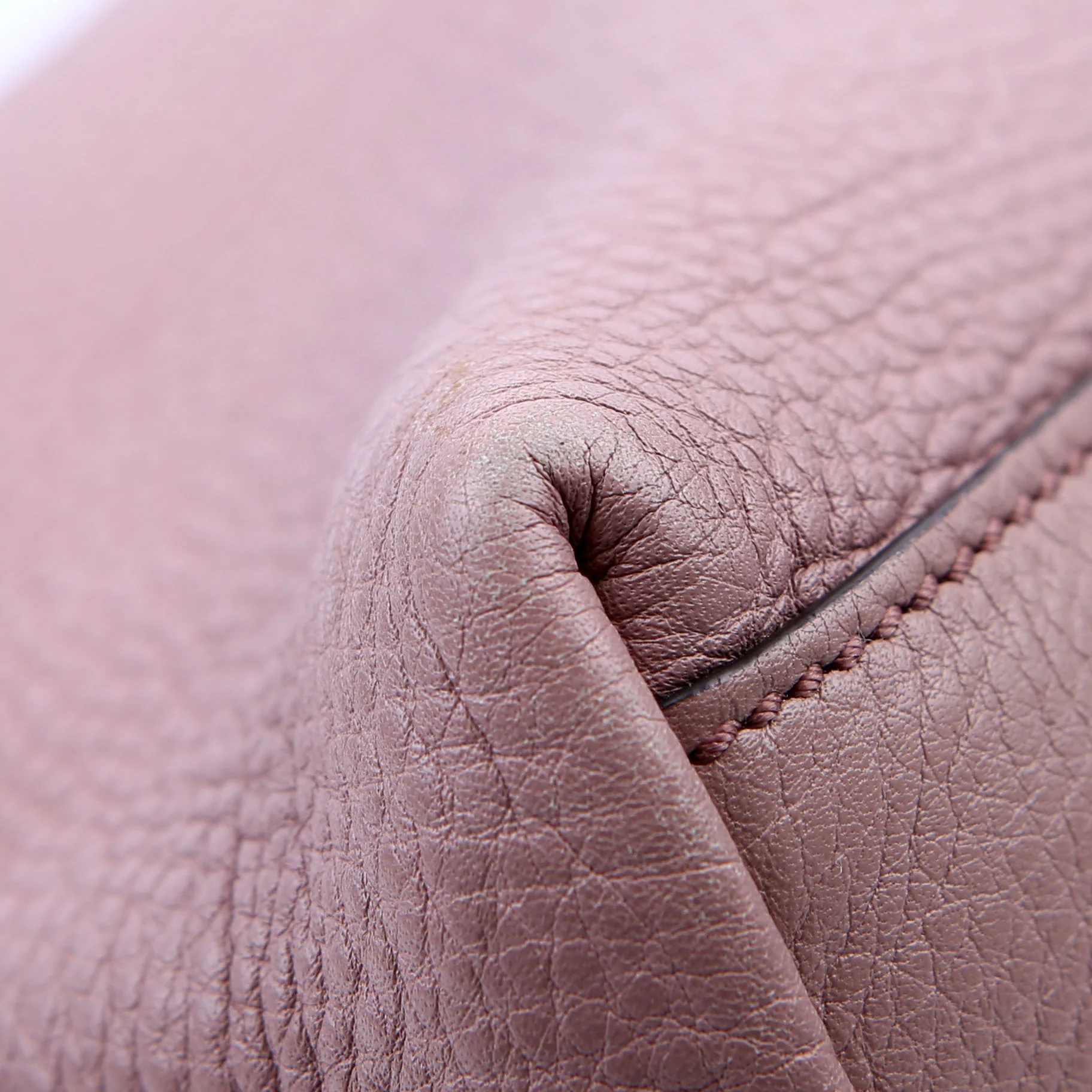 308982 Soho Leather Shoulder Medium Mauve - Image 7