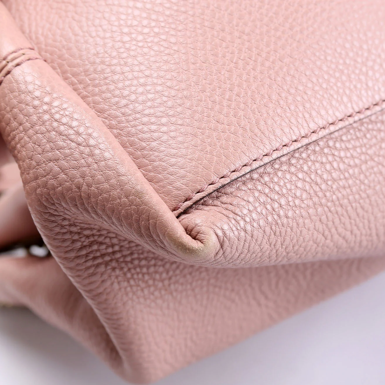 308982 Soho Leather Shoulder Medium Tan - Image 8