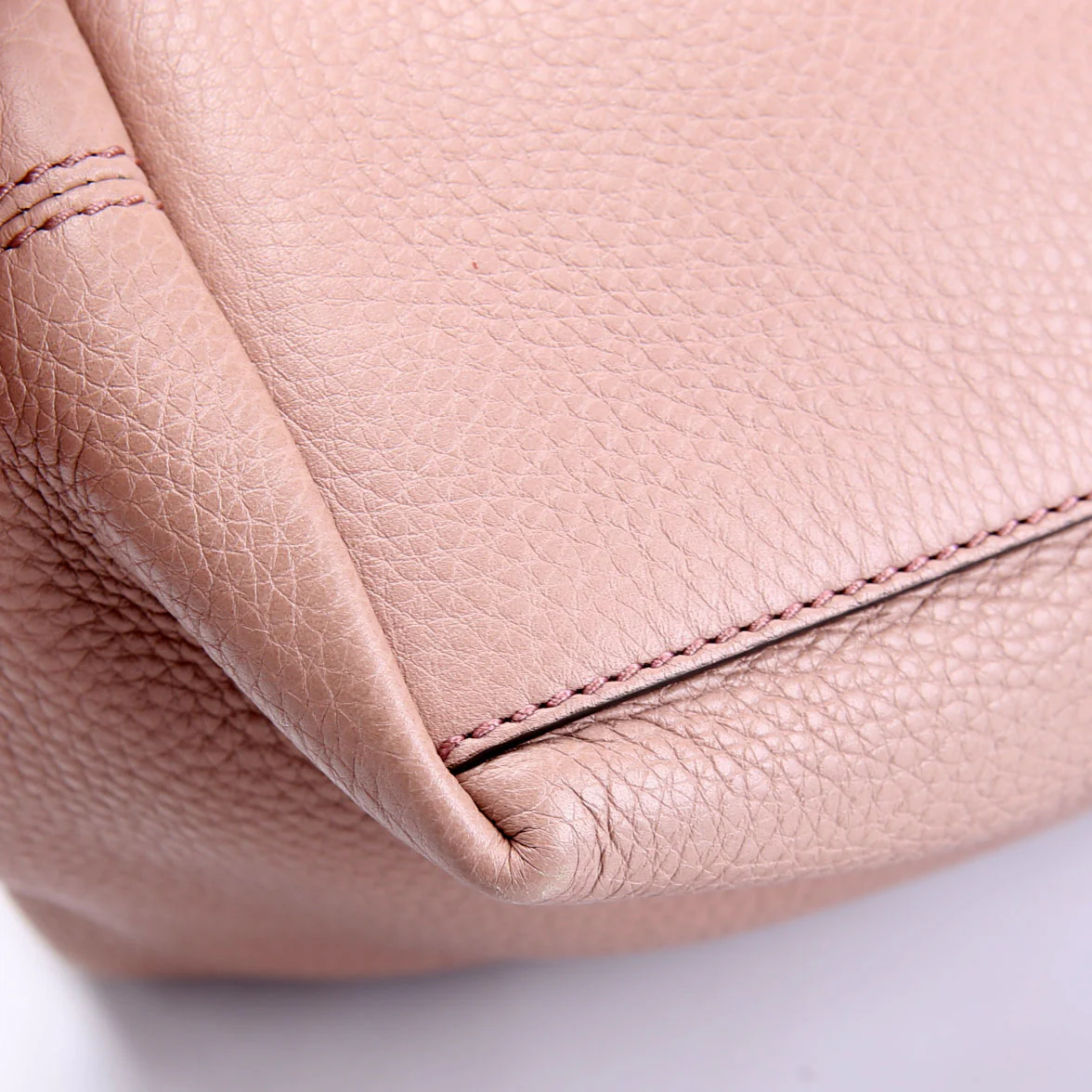 308982 Soho Leather Shoulder Medium Tan - Image 7