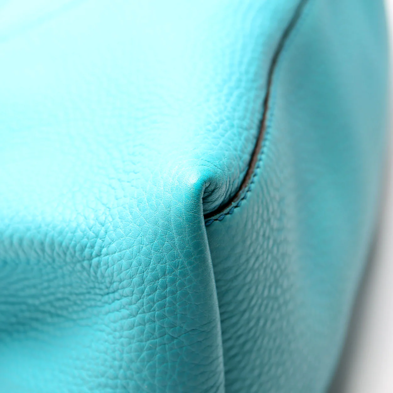 308982 Soho Leather Shoulder Medium Teal - Image 5