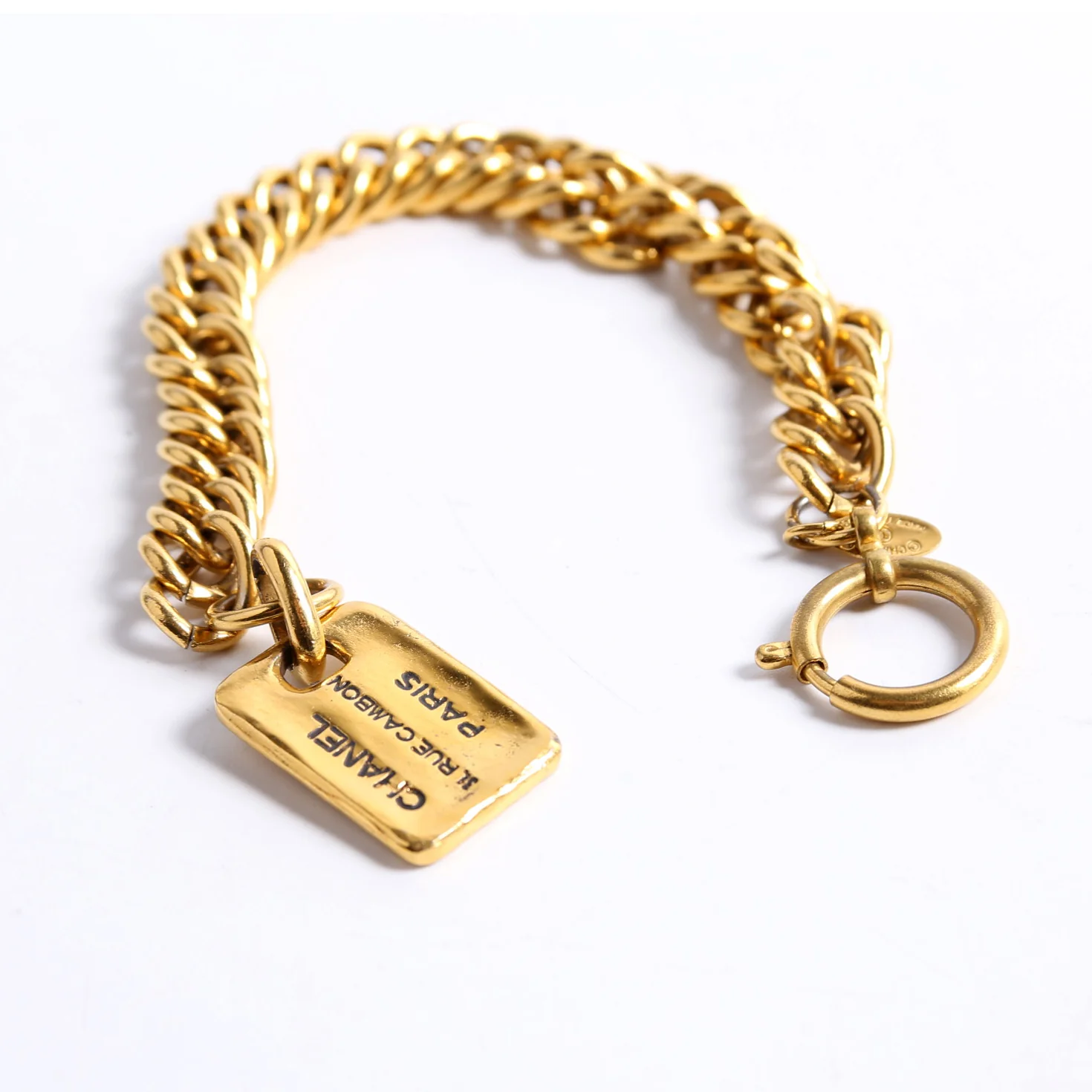 31 Rue Cambon Chain Vintage Bracelet Gold - Image 3
