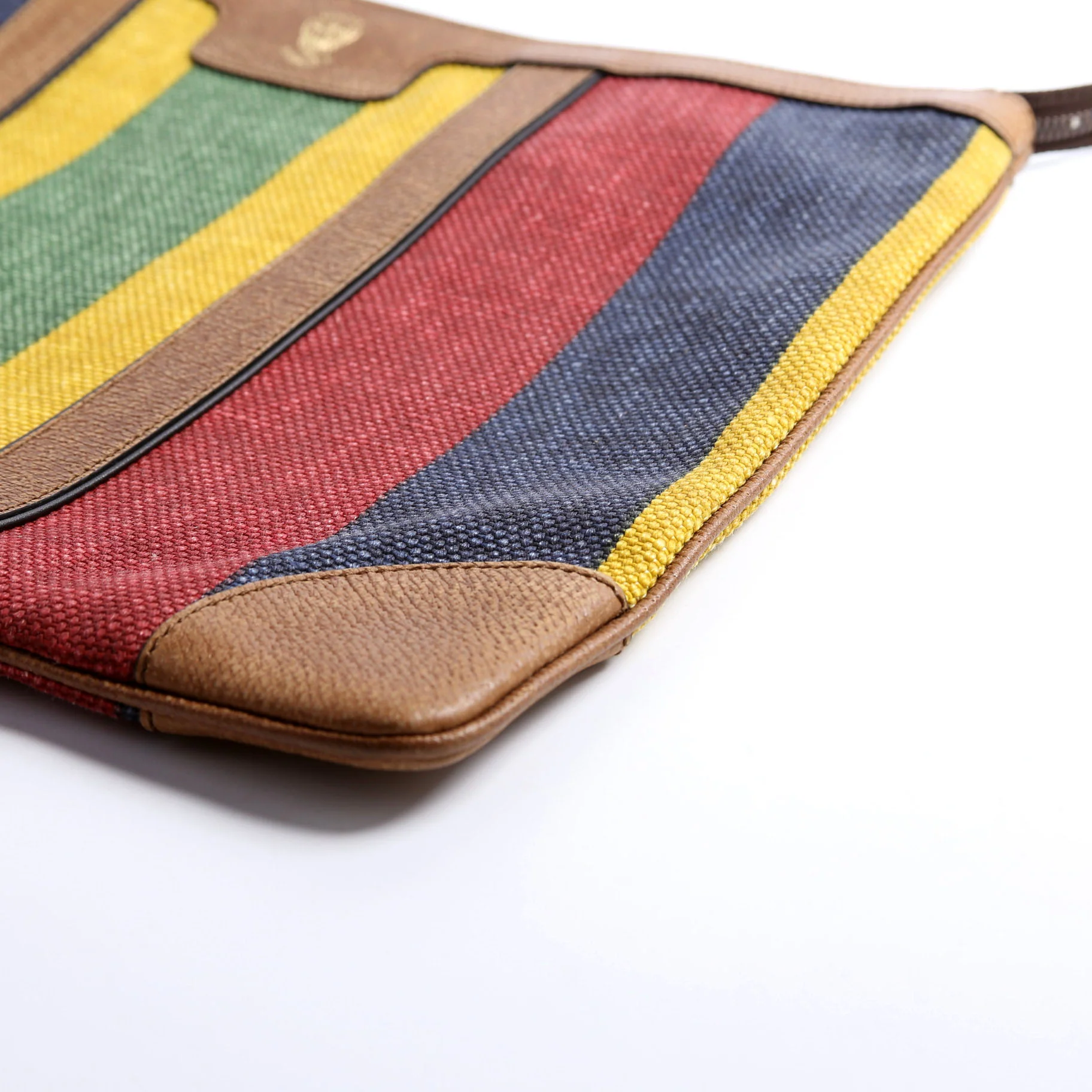 312766 Baiadera Striped Canvas Large Pouch - Image 5