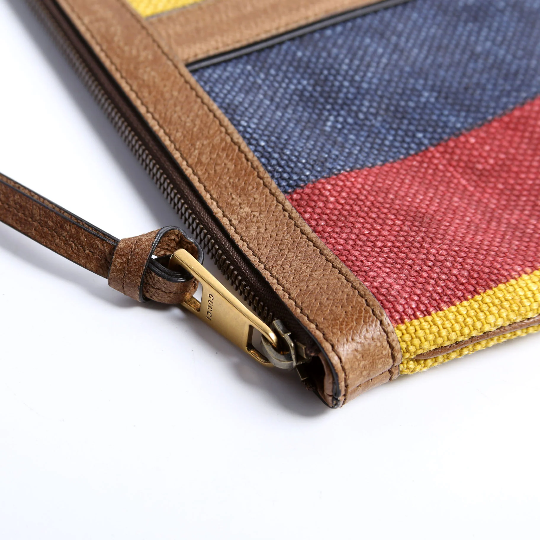 312766 Baiadera Striped Canvas Large Pouch - Image 6