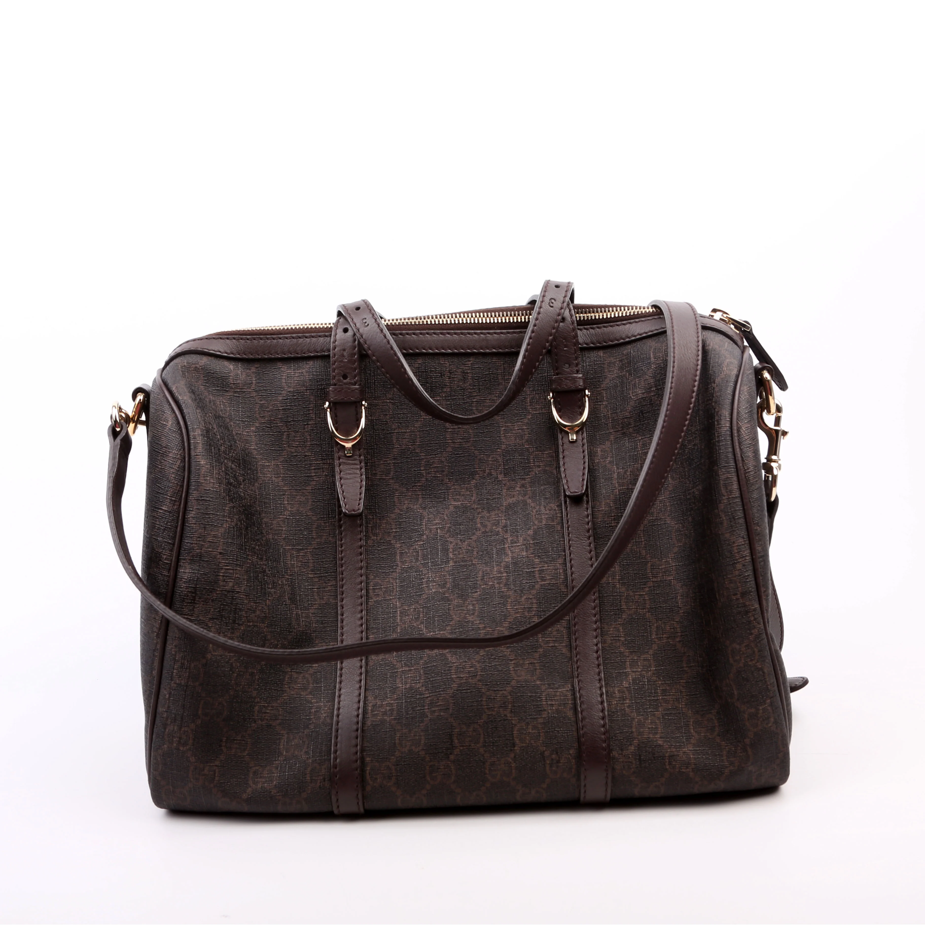 322231 GG Supreme Boston Bag Brown - Image 3