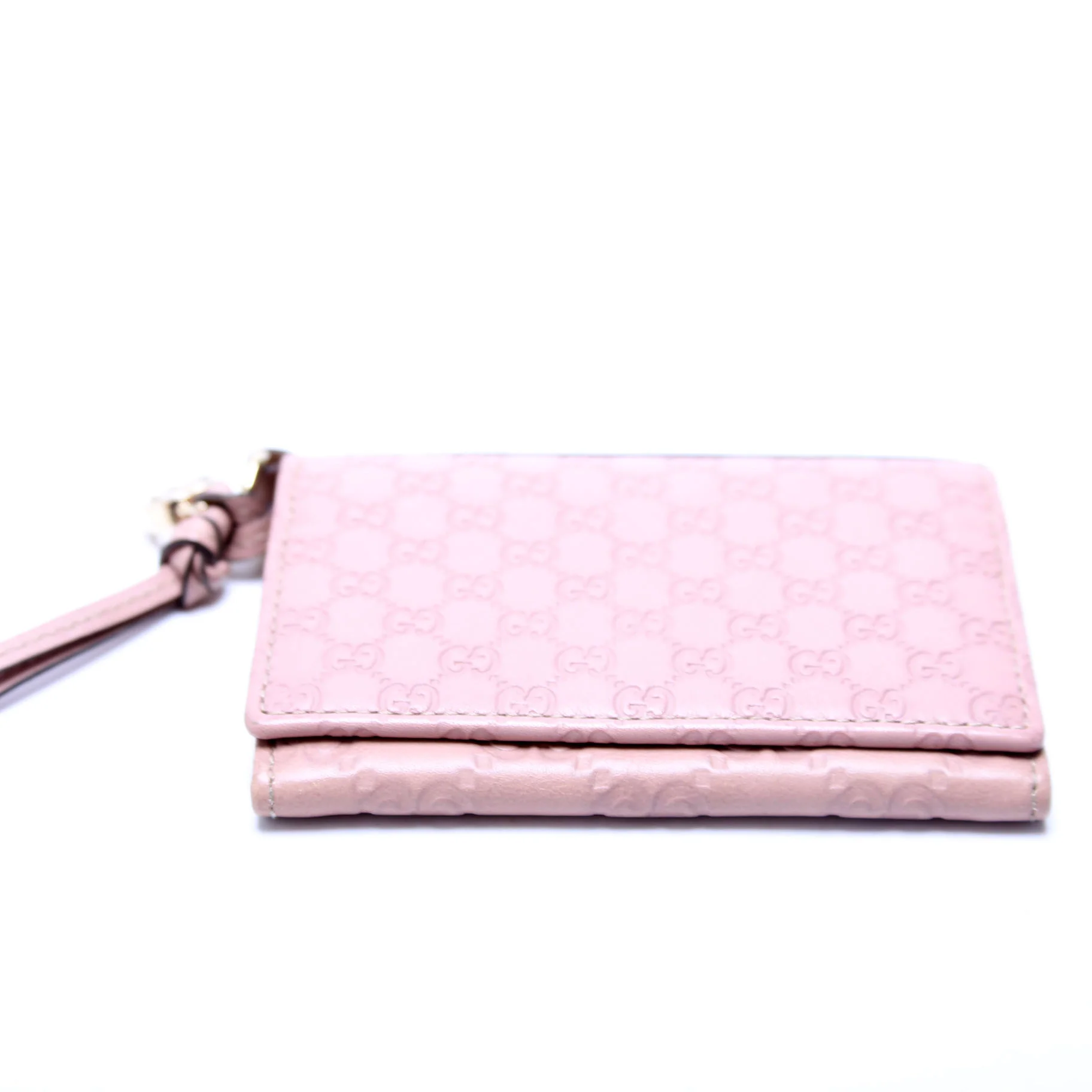 323401 Microguccissima Business Card Case Pink - Image 4