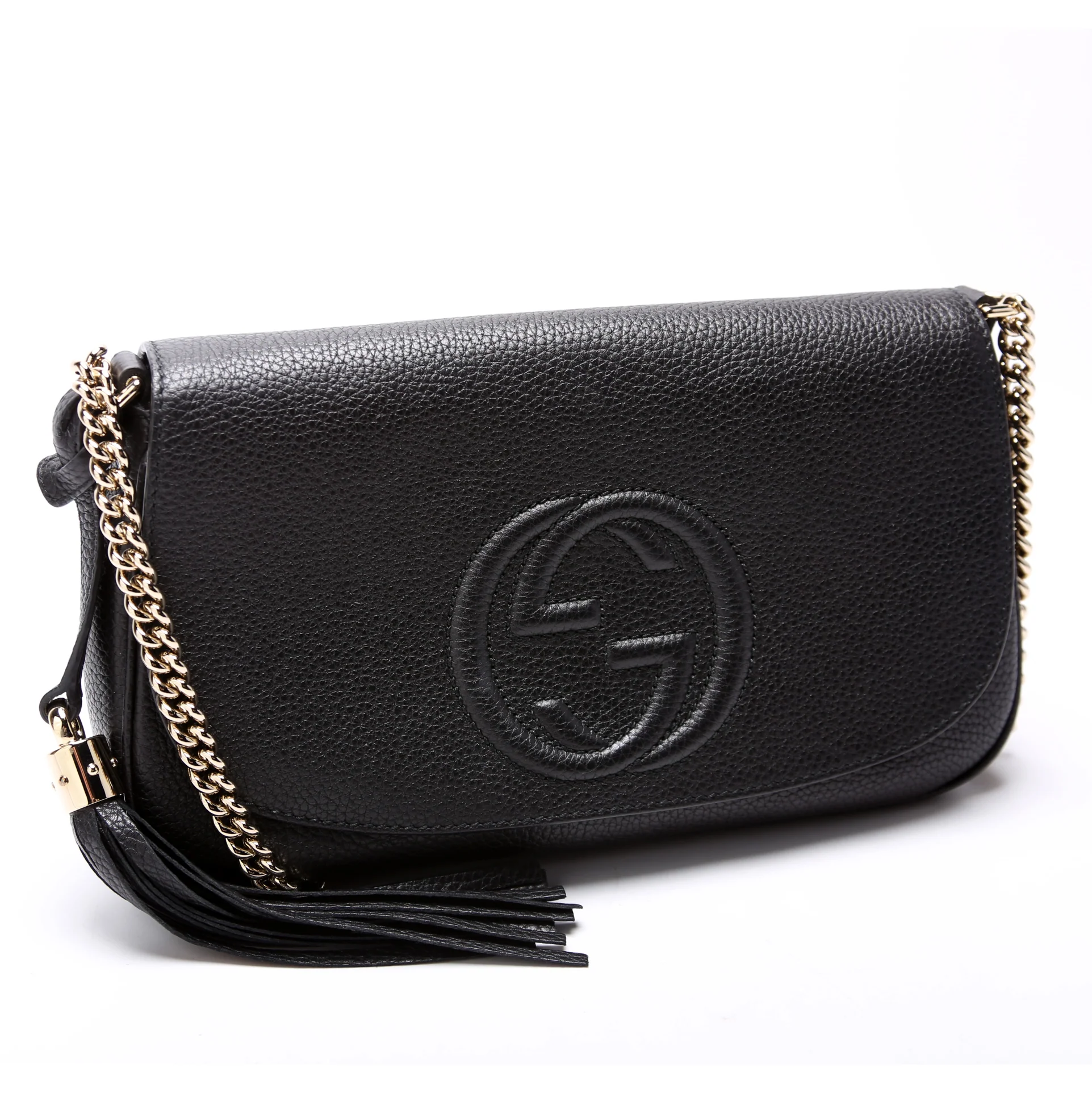 336752 Soho Chain Crossbody Medium Black - Image 2