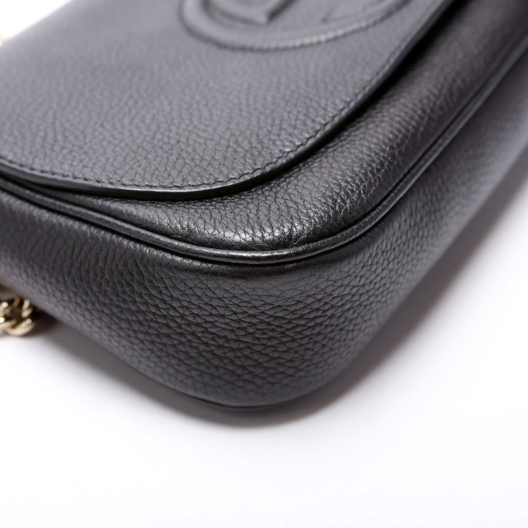 336752 Soho Chain Crossbody Medium Black - Image 5