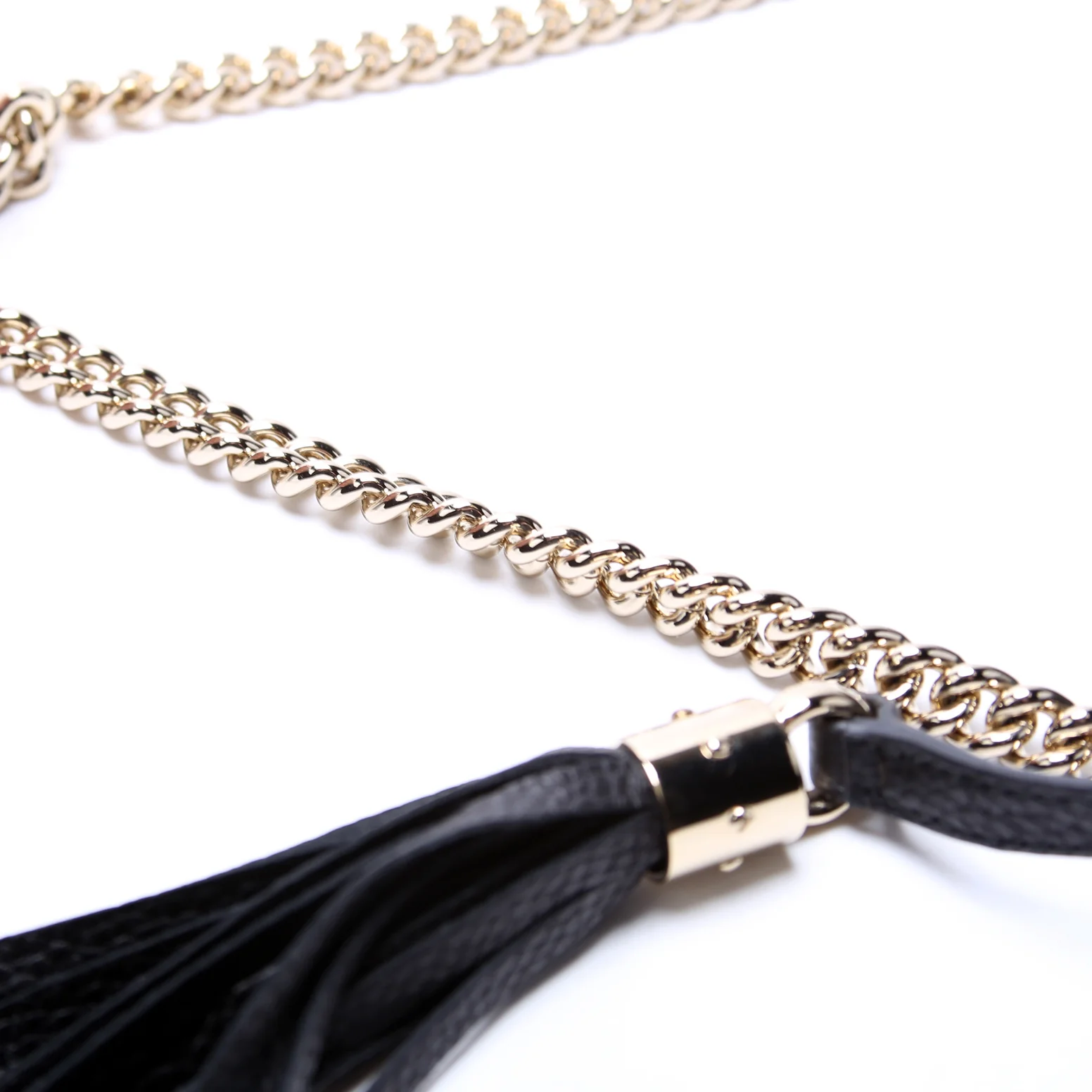 336752 Soho Chain Crossbody Medium Black - Image 6