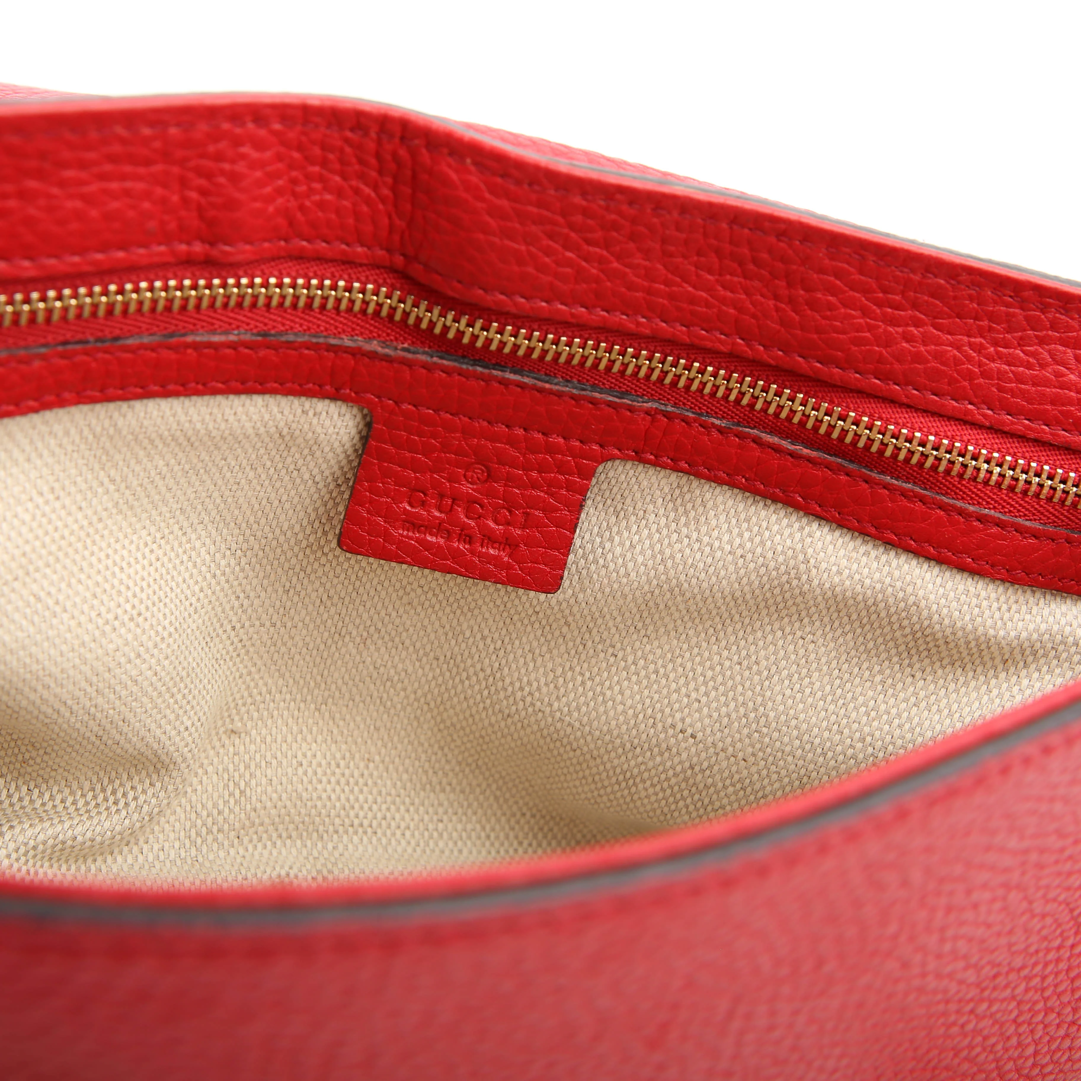 336752 Soho Chain Crossbody Medium Red - Image 12