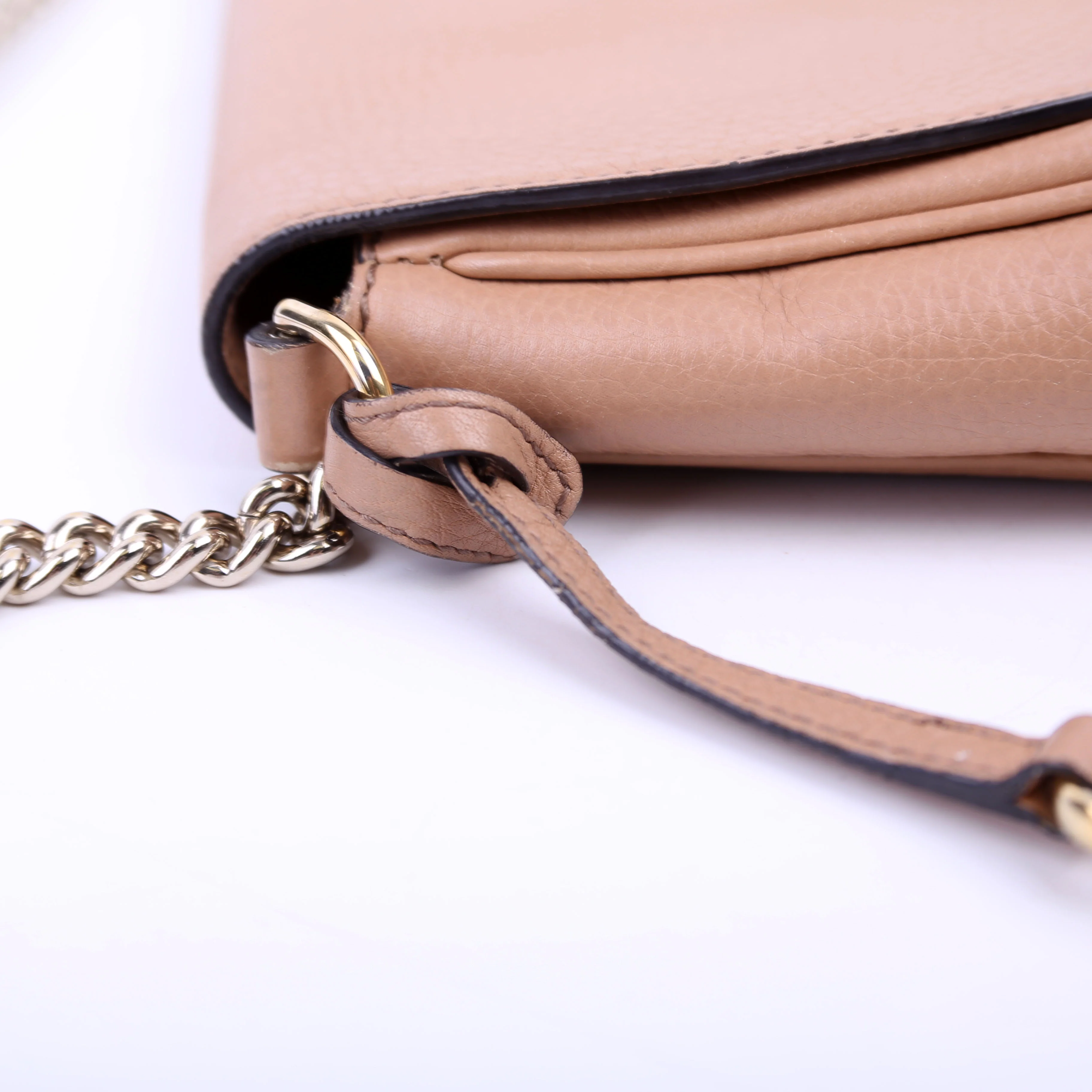 336752 Soho Chain Crossbody Medium Tan - Image 14