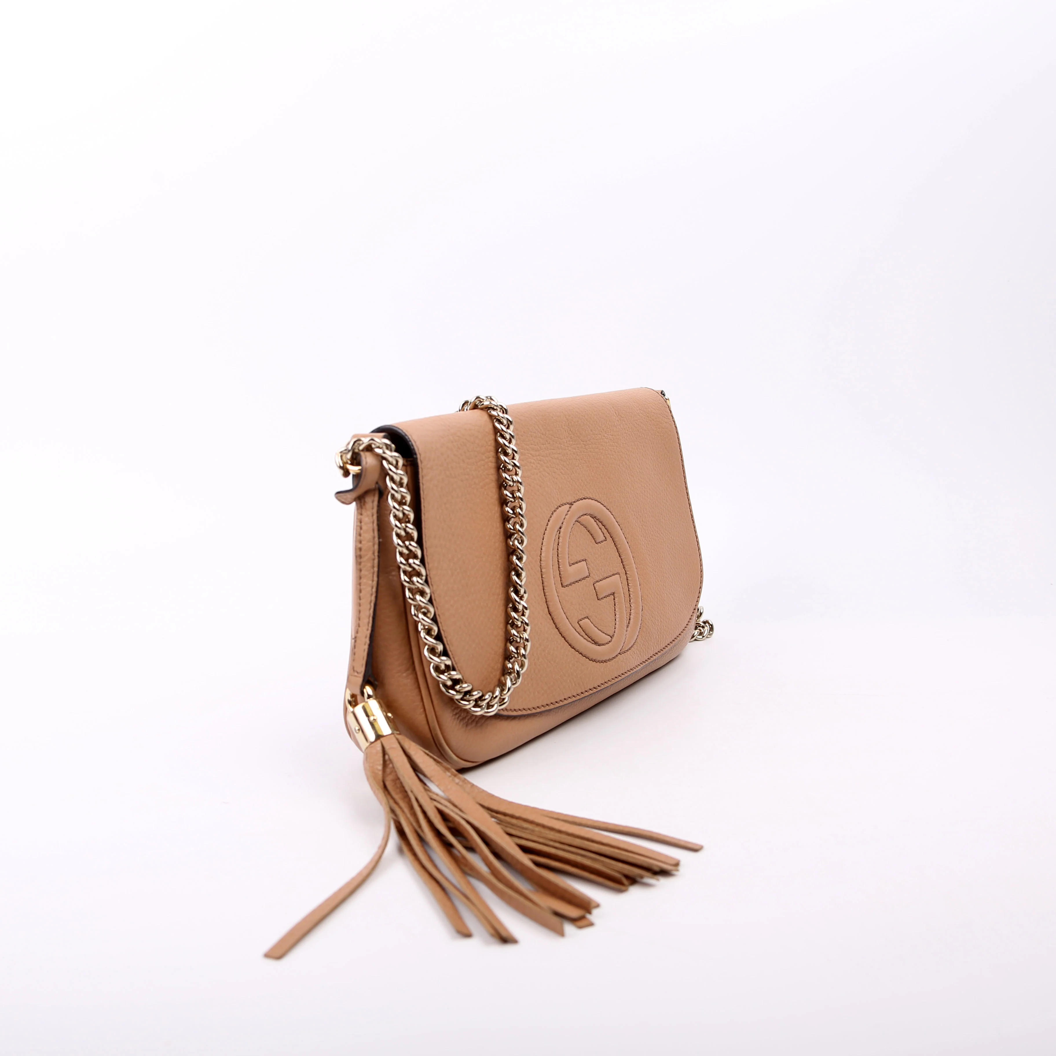336752 Soho Chain Crossbody Medium Tan - Image 2