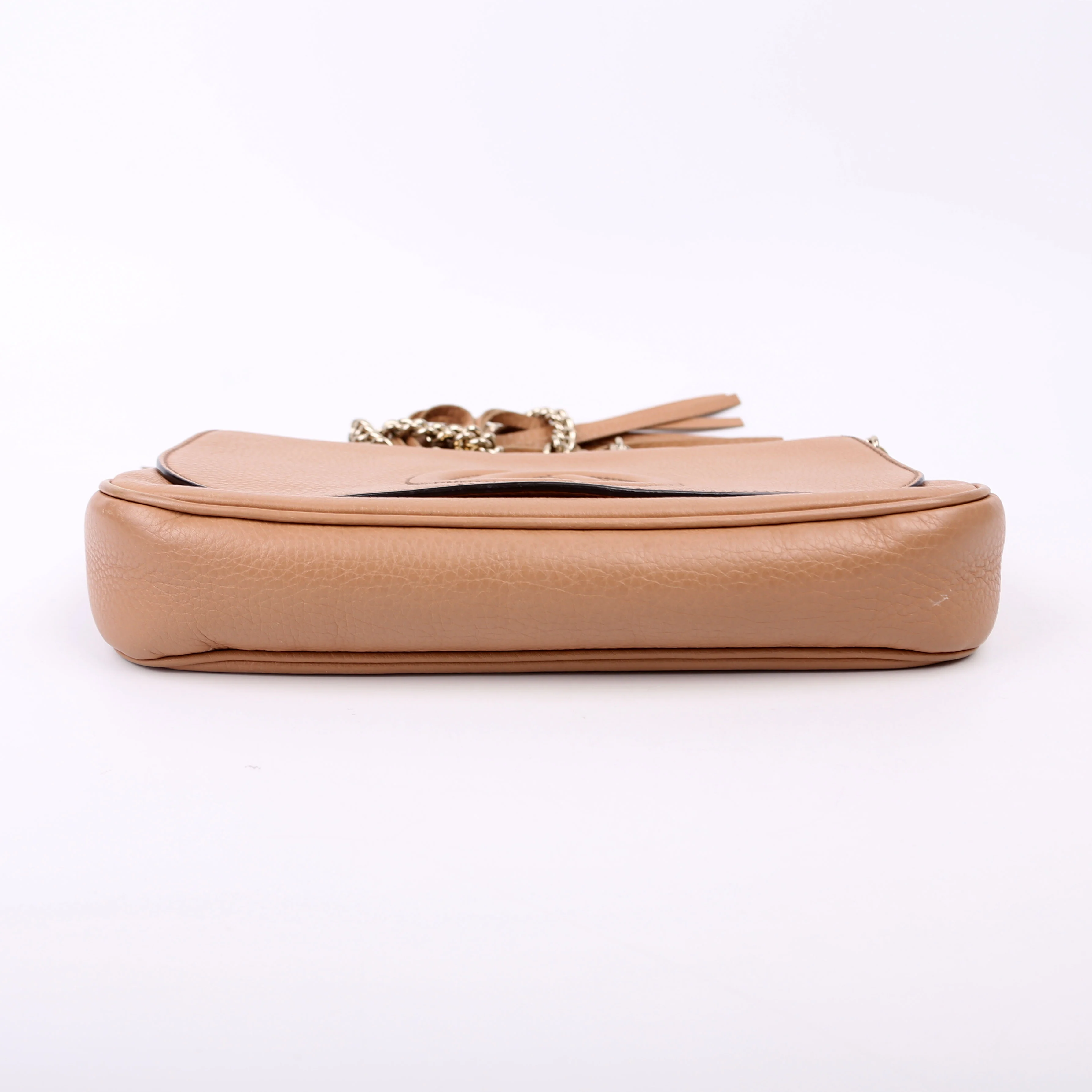 336752 Soho Chain Crossbody Medium Tan - Image 4