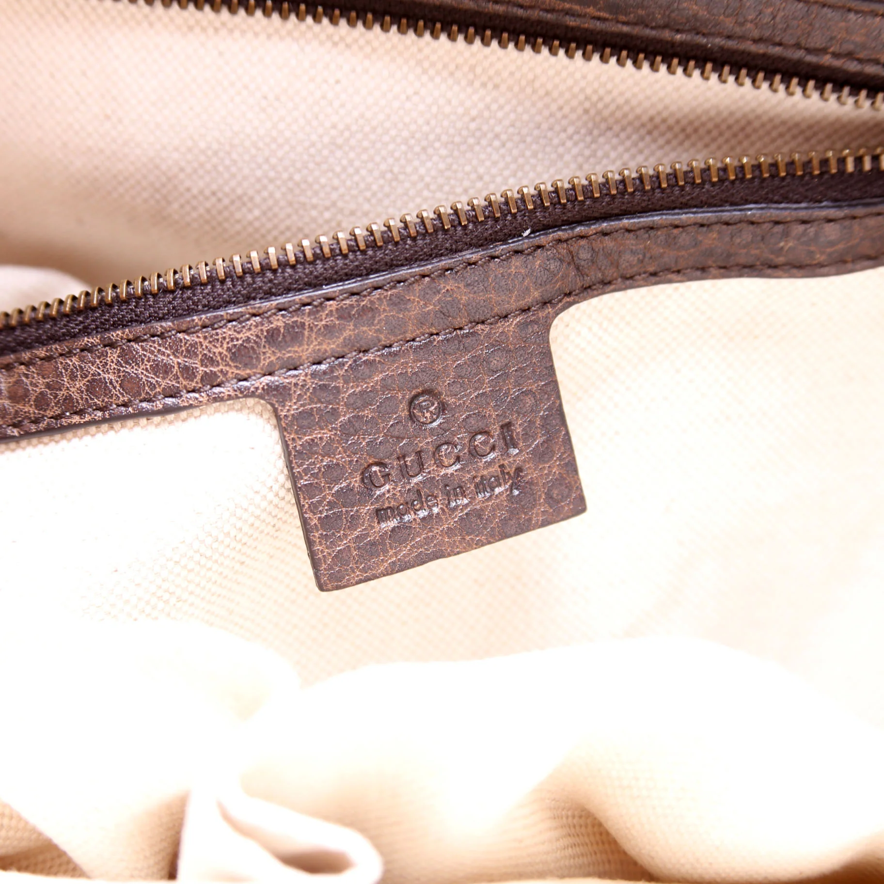 339002 GG Bamboo Canvas Shoulder Bag - Image 11