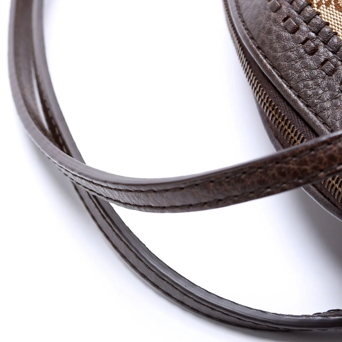 339002 GG Bamboo Canvas Shoulder Bag - Image 8