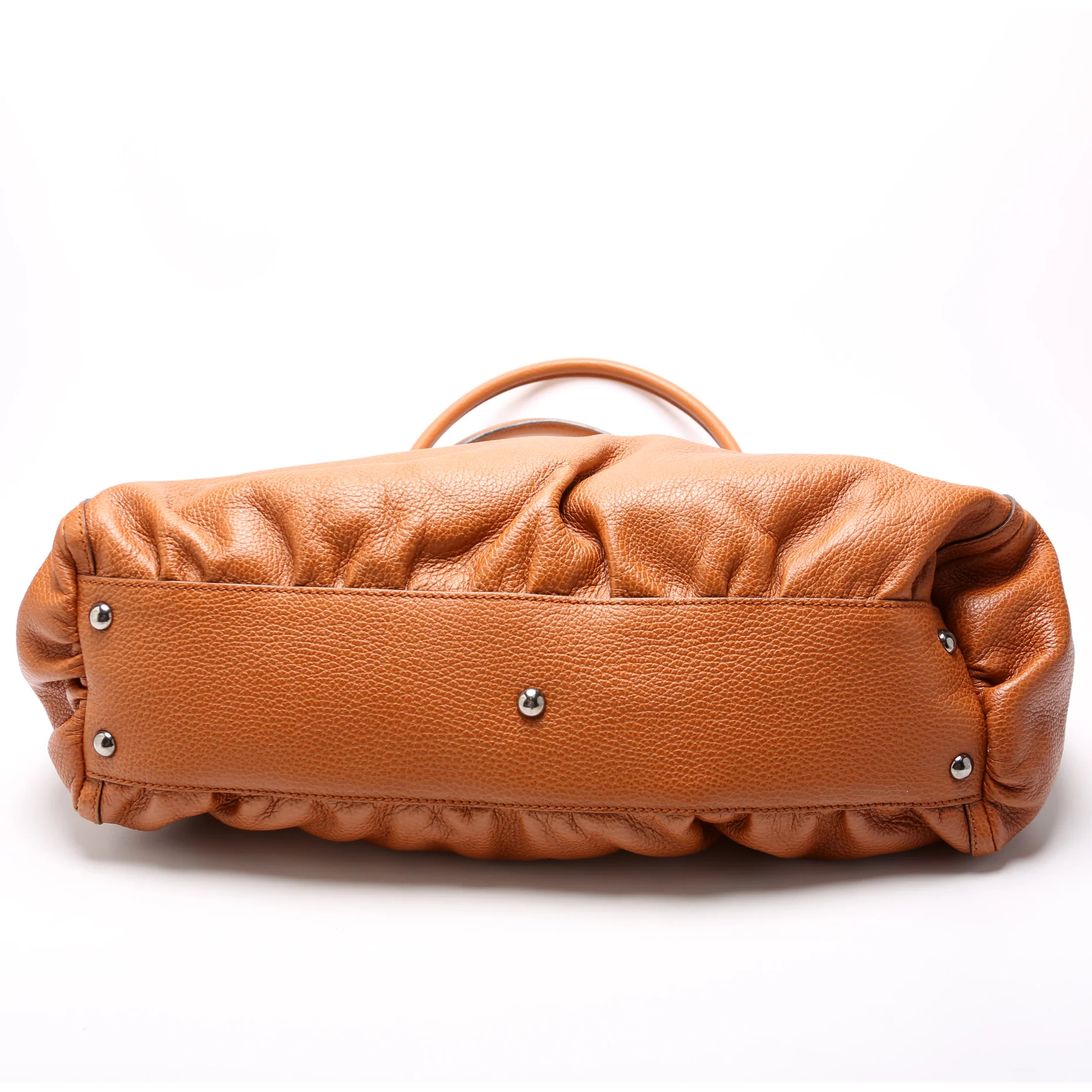 341491 Abbey D-Ring Leather Large Tote - Image 4