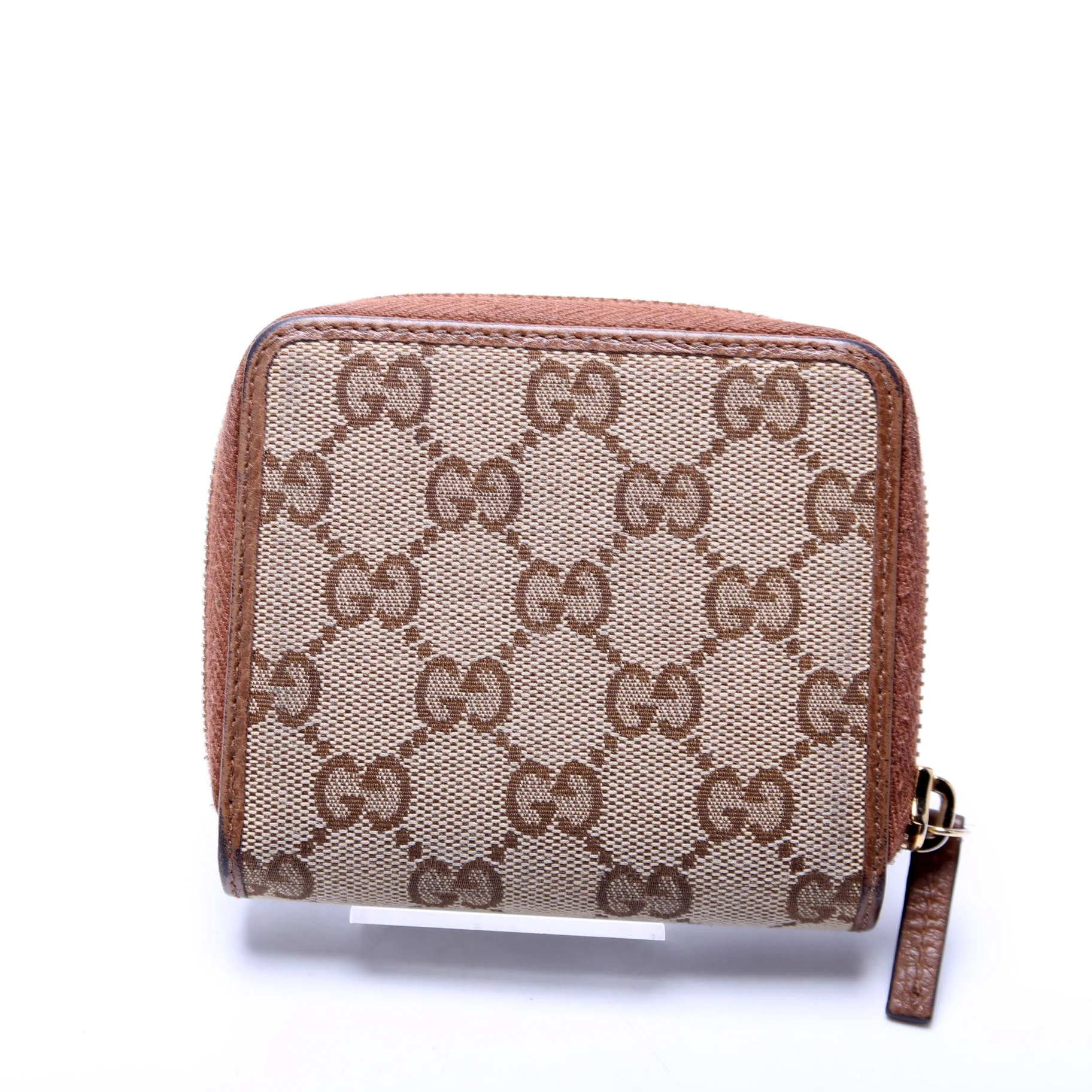 346056 GG Canvas Compact Wallet Brown - Image 3