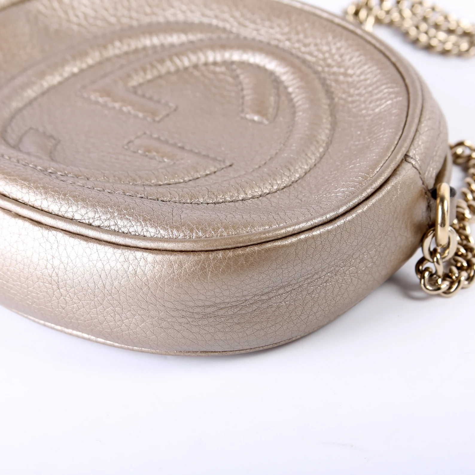 353965 Soho Mini Crossbody Gold - Image 7