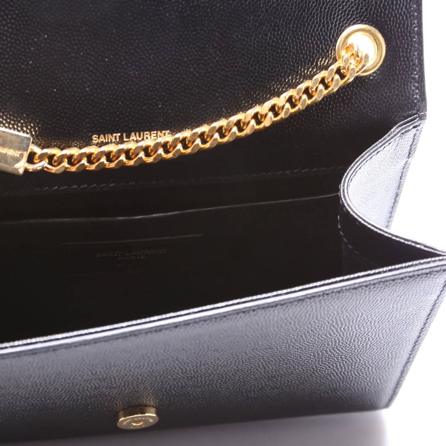 354121 Kate Satchel Small Grain De Poudre Black - Image 7