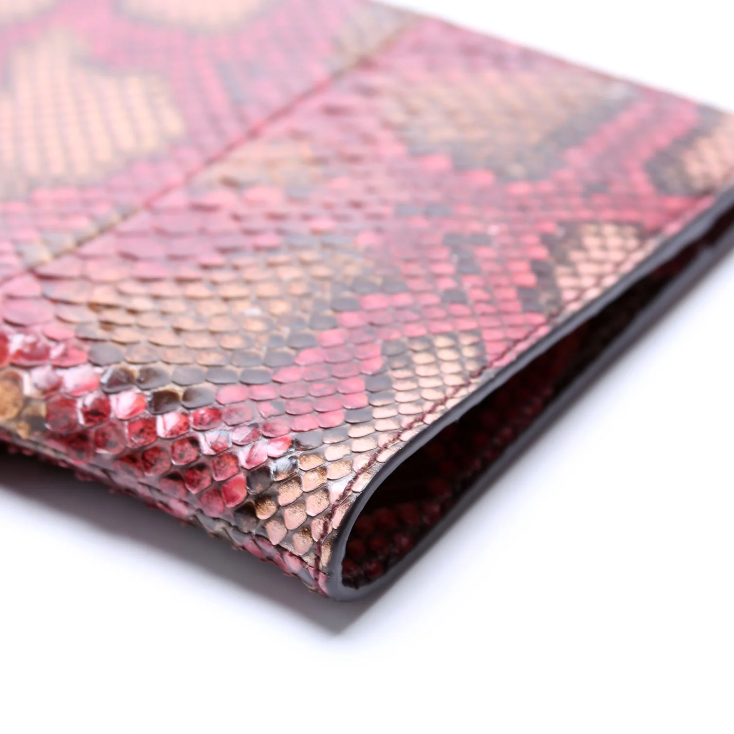 356334 Bamboo Tassel Snakeskin Clutch - Image 5