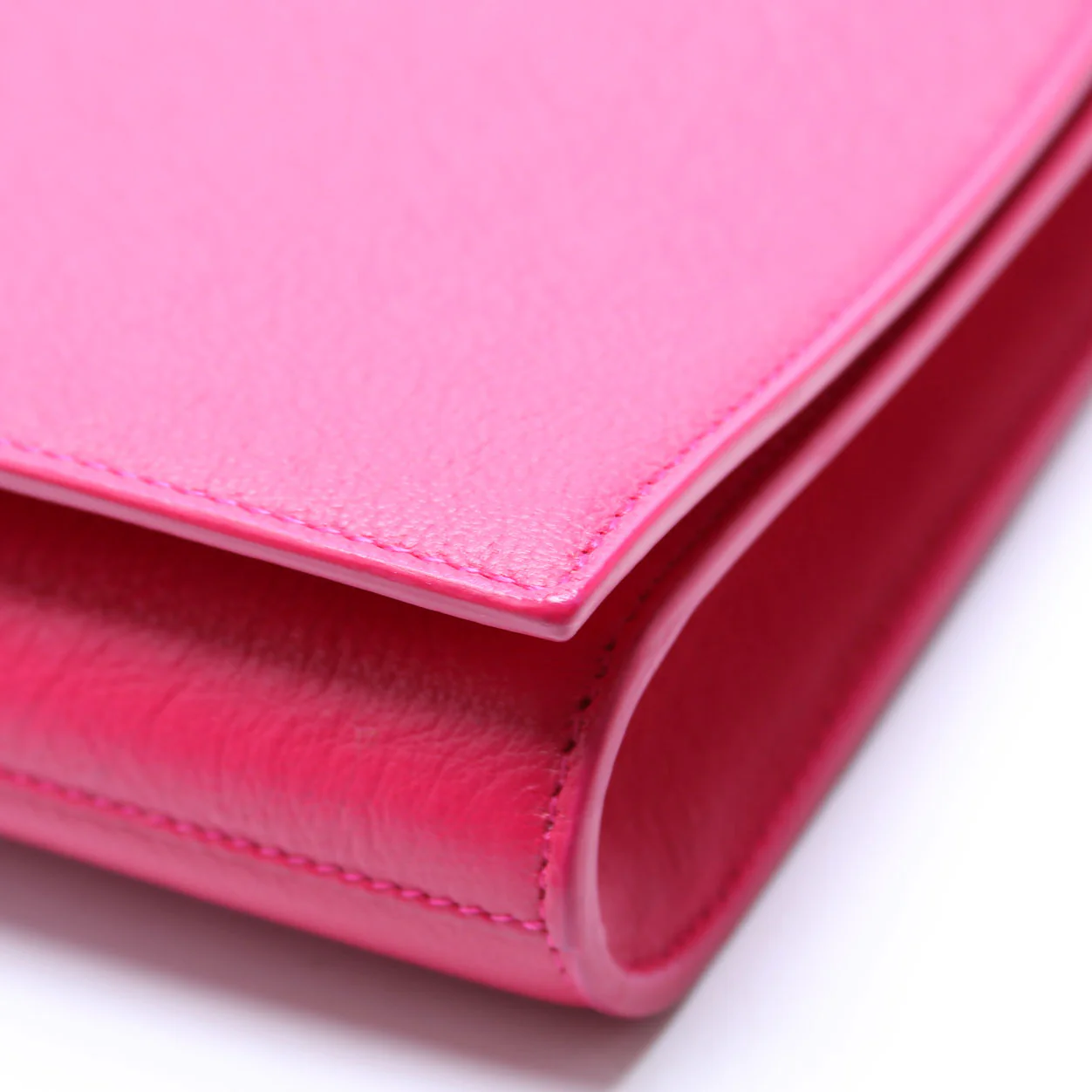 361120 Belle De Jour Clutch Leather Pink - Image 6