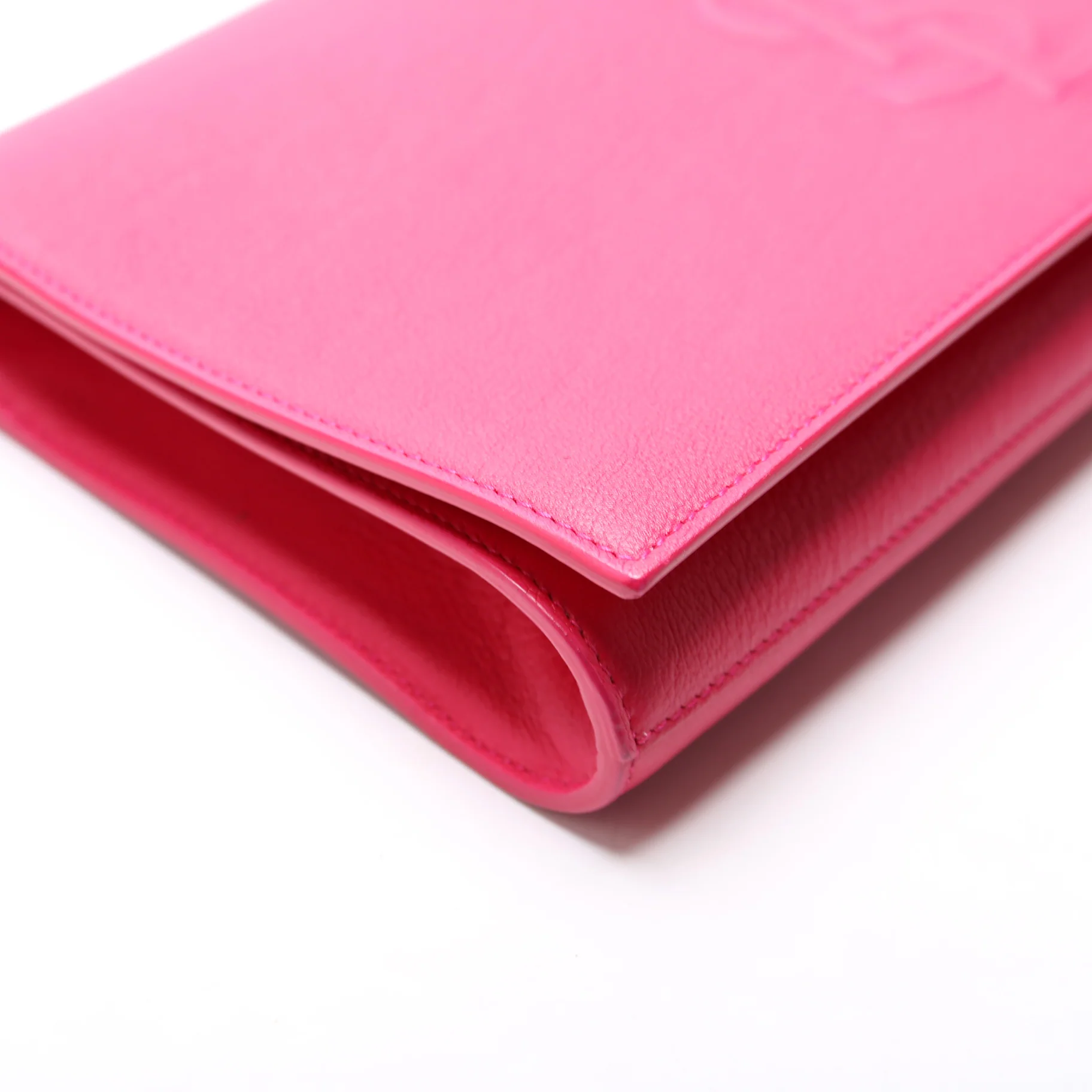 361120 Belle De Jour Clutch Leather Pink - Image 5